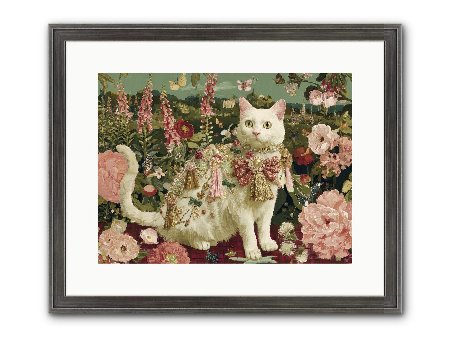 The Loyal Bloom Framed Print - Slimwoods Black/Silver 16x12