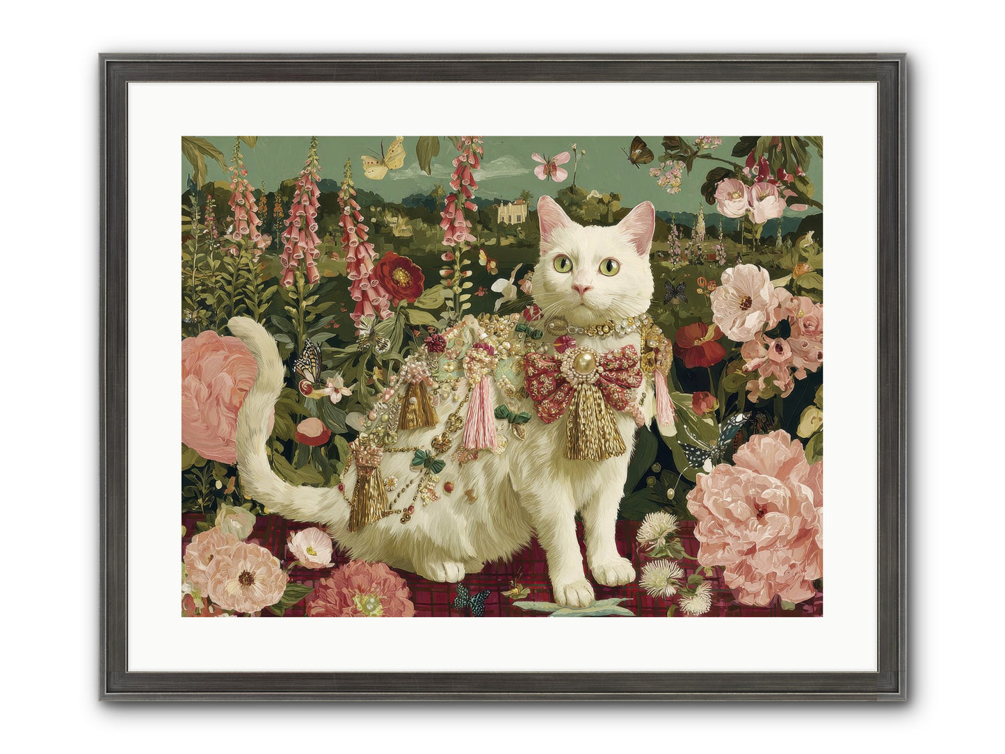 The Loyal Bloom Framed Print - Slimwoods Black/Silver 24x18
