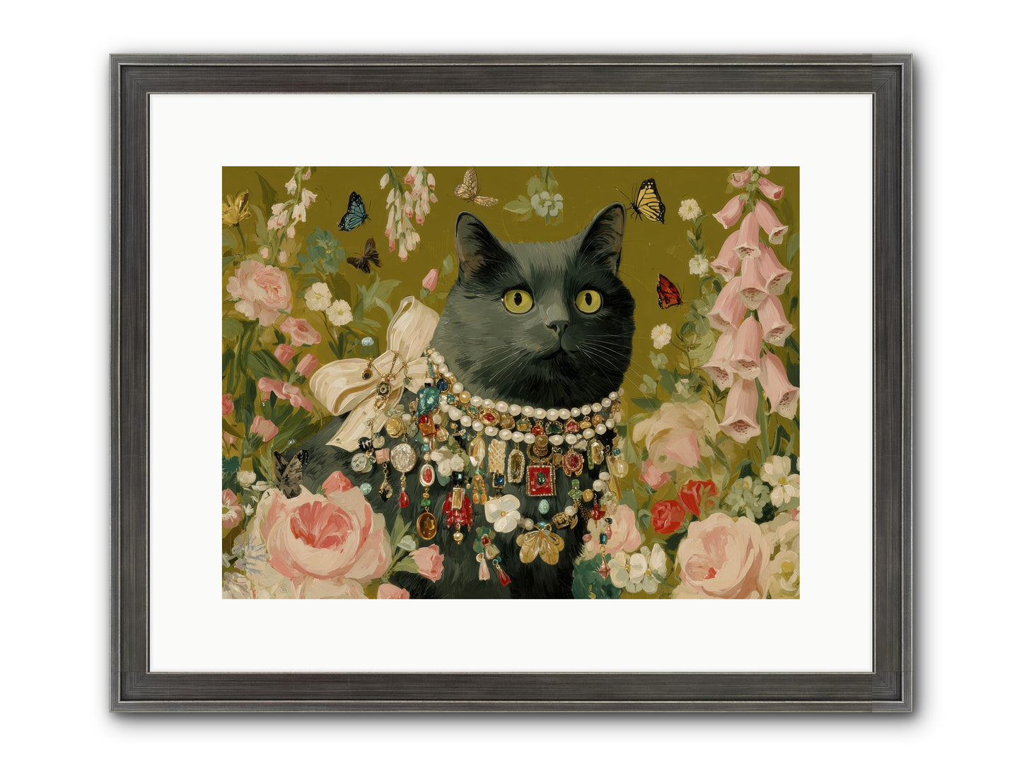The Loyal Hour Framed Print - Slimwoods Black/Silver 16x12