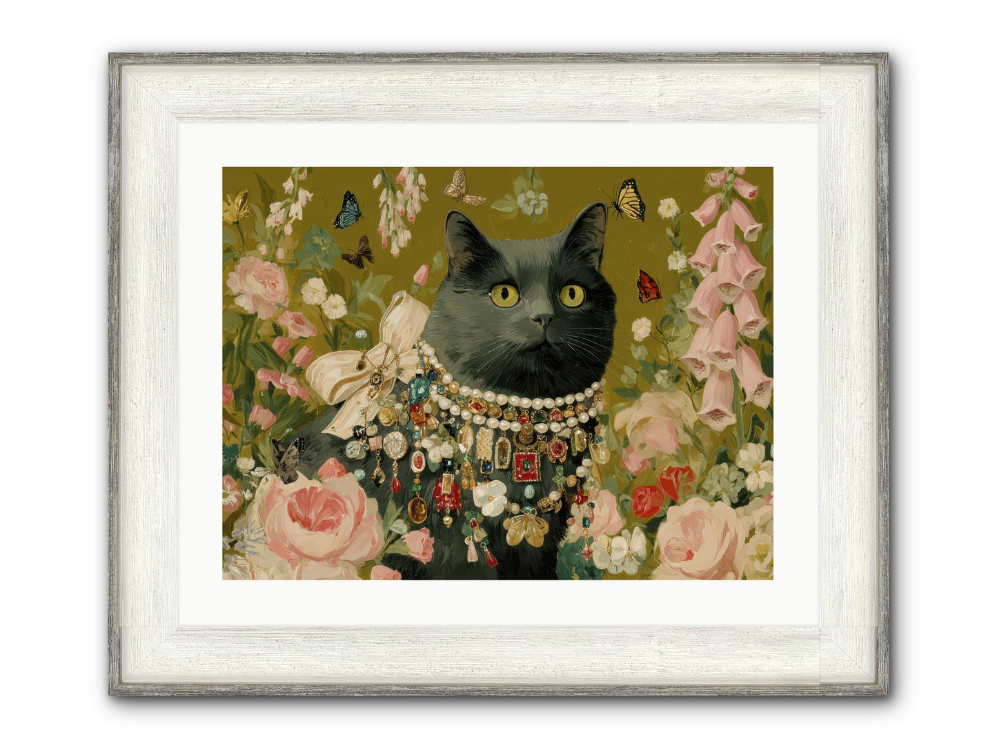 The Loyal Hour Framed Print - Driftwood White 24x18