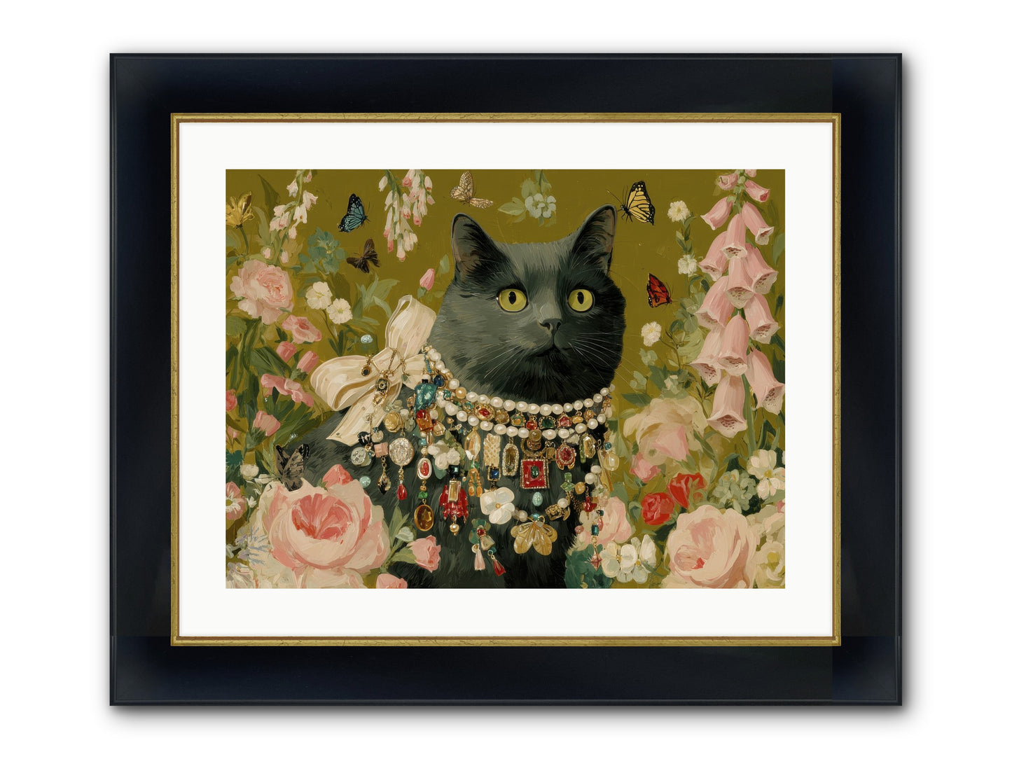The Loyal Hour Framed Print - Wide Black w/Gold 24x18