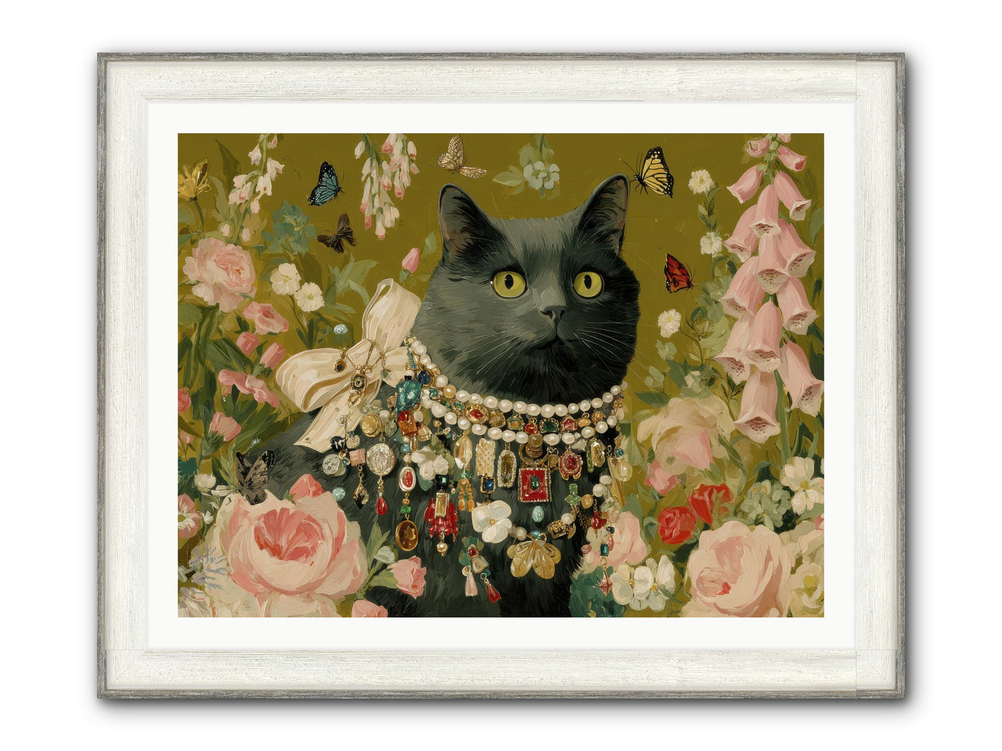 The Loyal Hour Framed Print - Driftwood White 40x30