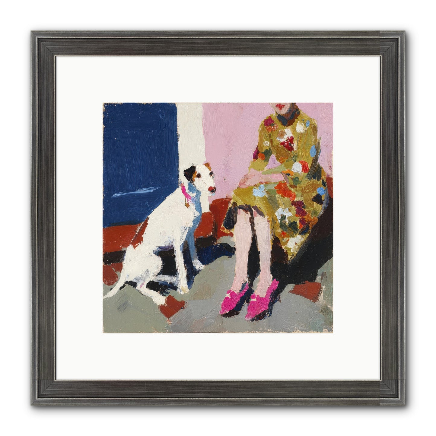 The Loyal One Framed Print - Slimwoods Black/Silver 10x10