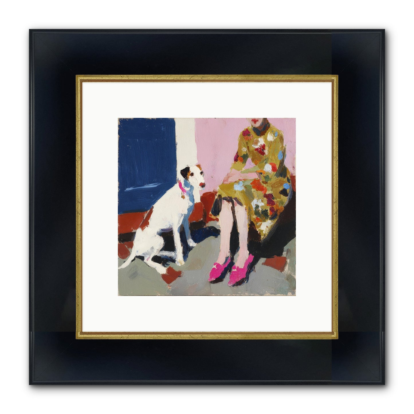 The Loyal One Framed Print - Wide Black w/Gold 10x10