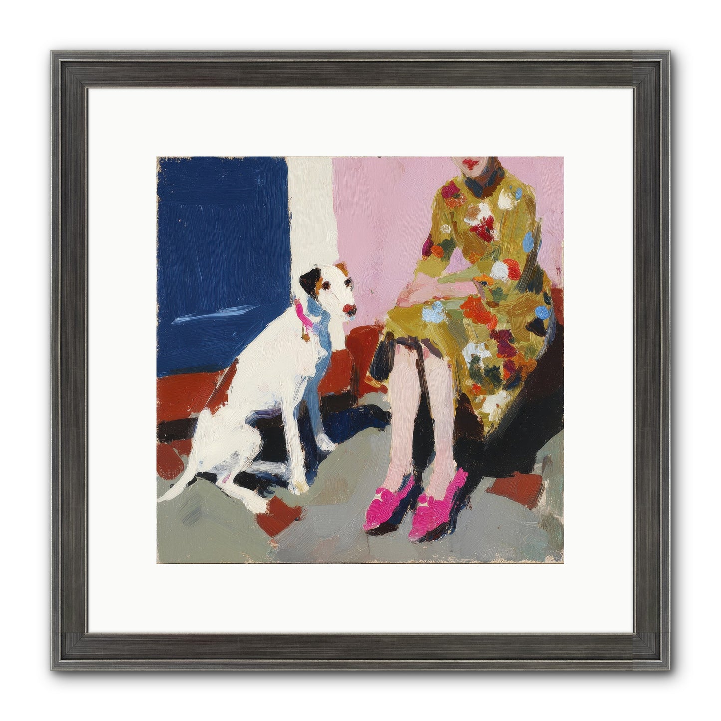 The Loyal One Framed Print - Slimwoods Black/Silver 12x12