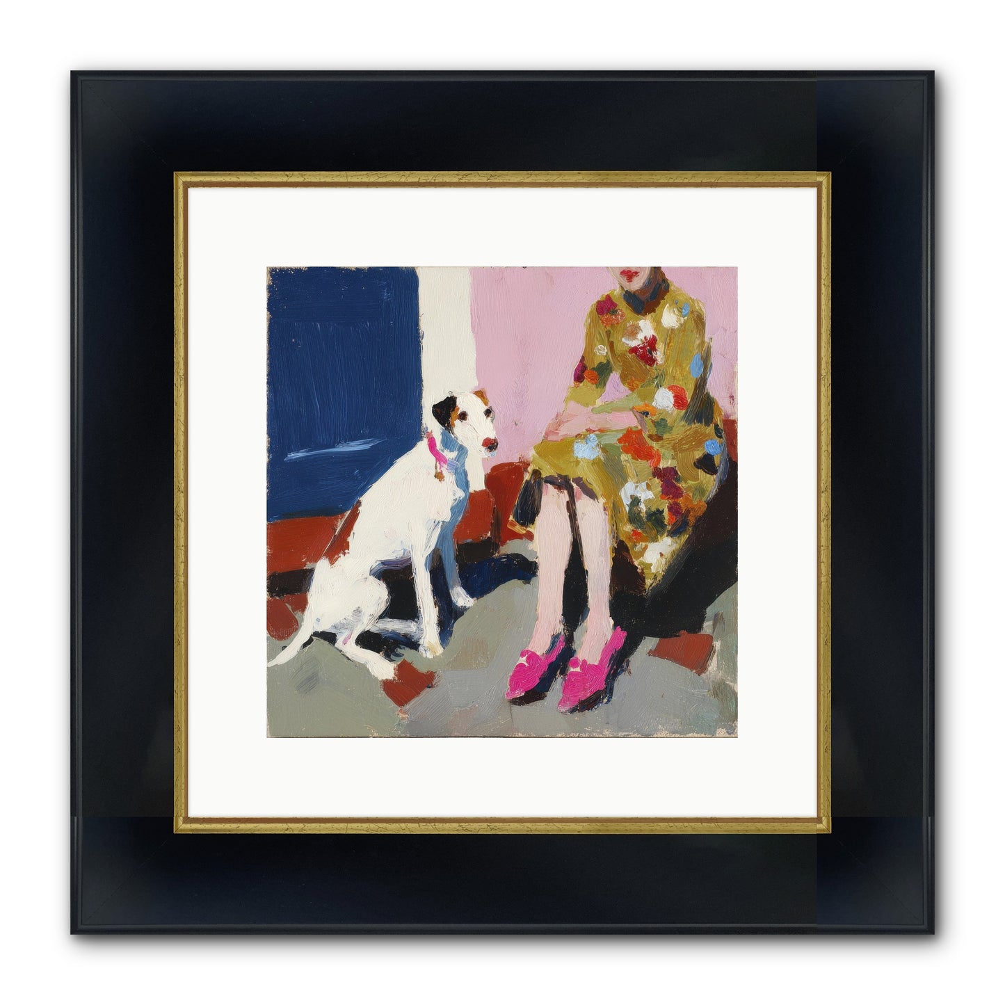 The Loyal One Framed Print - Wide Black w/Gold 12x12