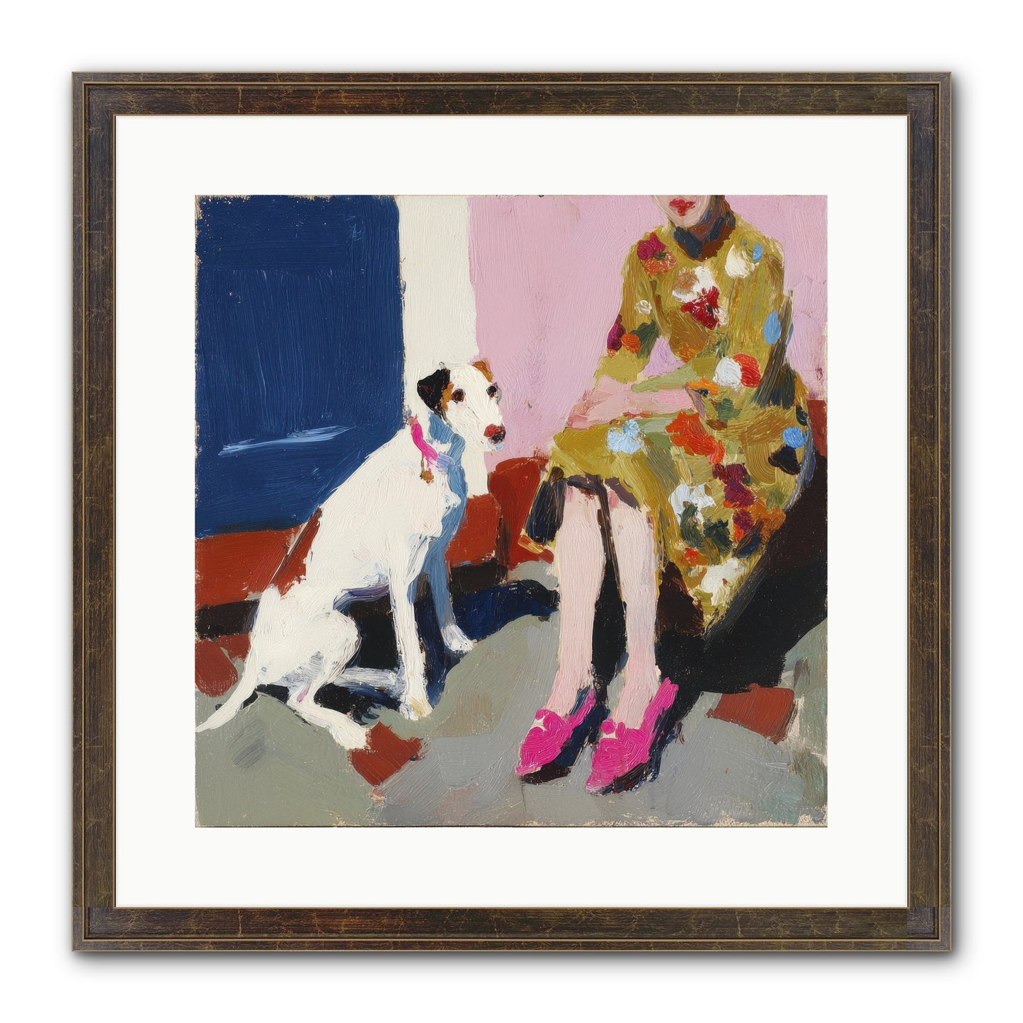 The Loyal One Framed Print - Slimwoods Black/Gold 16x16