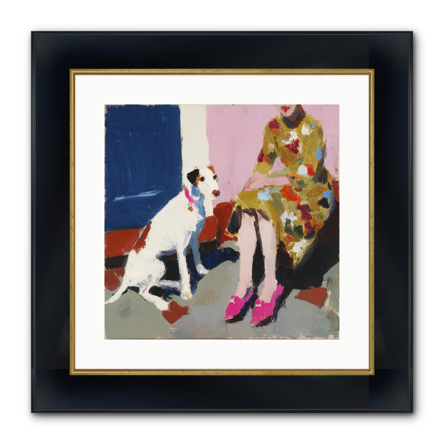 The Loyal One Framed Print - Wide Black w/Gold 16x16