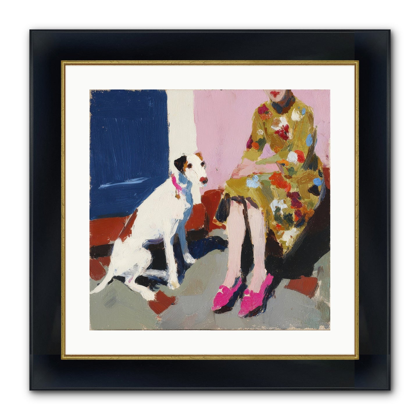 The Loyal One Framed Print - Wide Black w/Gold 20x20