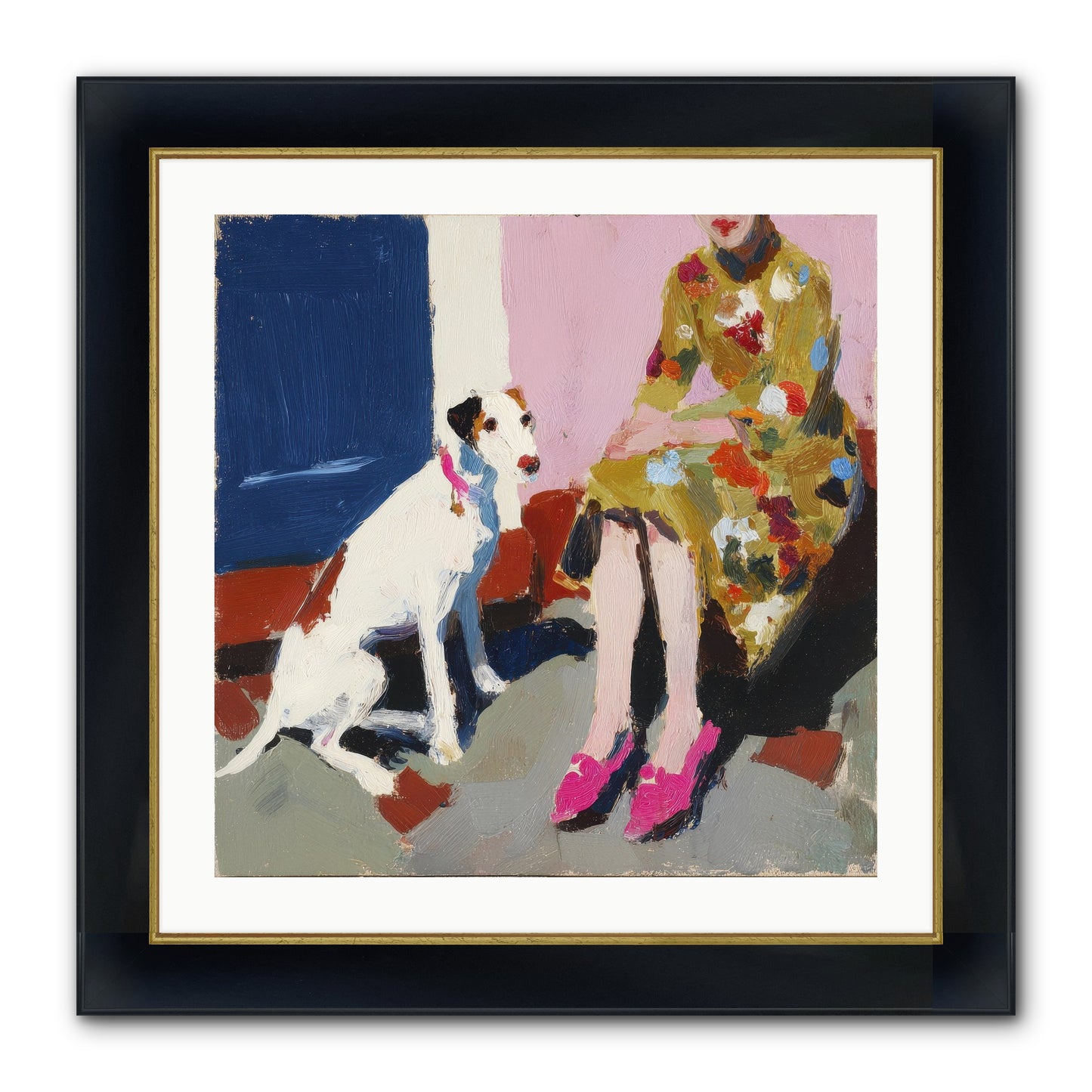The Loyal One Framed Print - Wide Black w/Gold 24x24