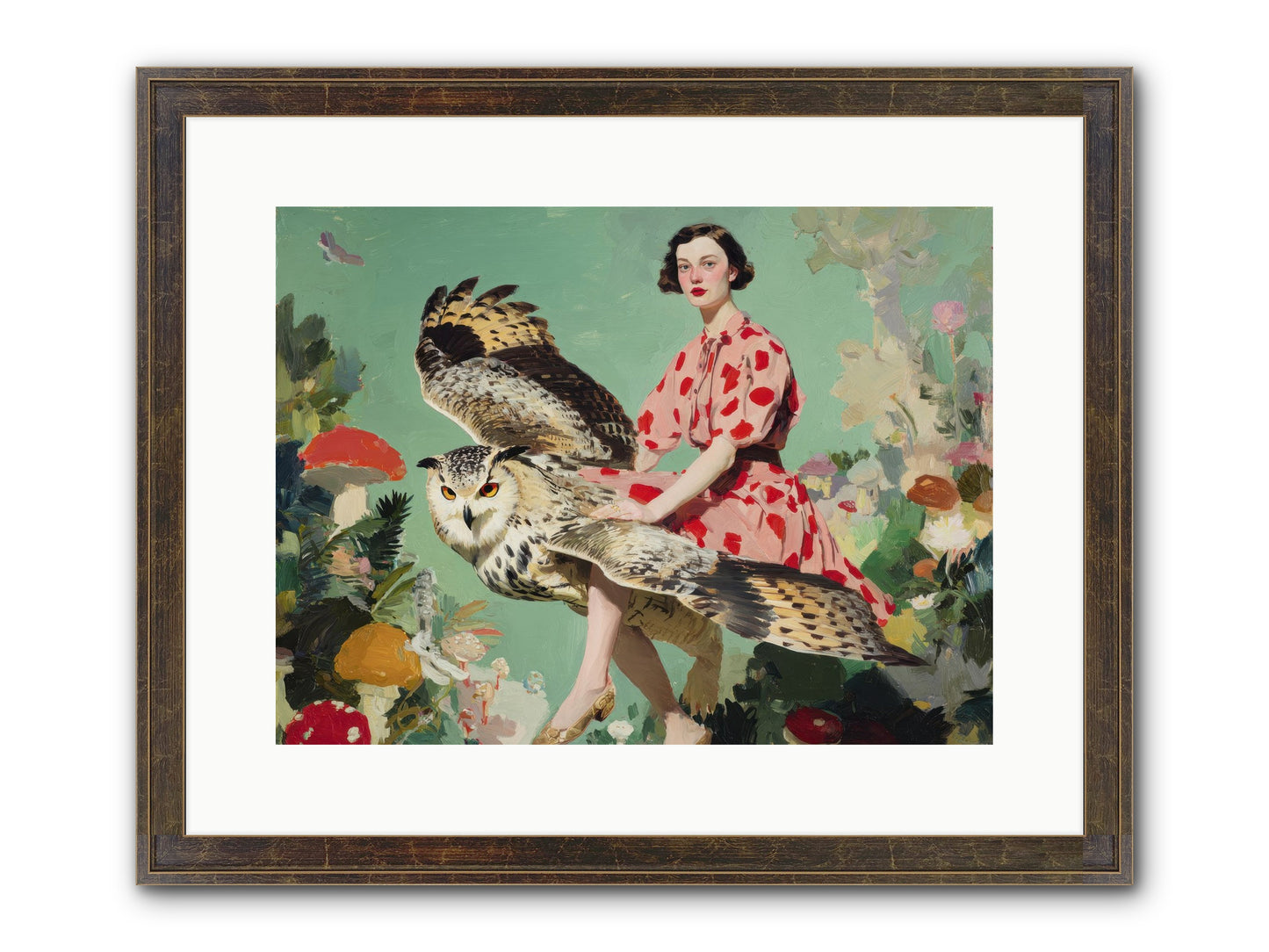 The Luminous Alcove Framed Print - Slimwoods Black/Gold 16x12