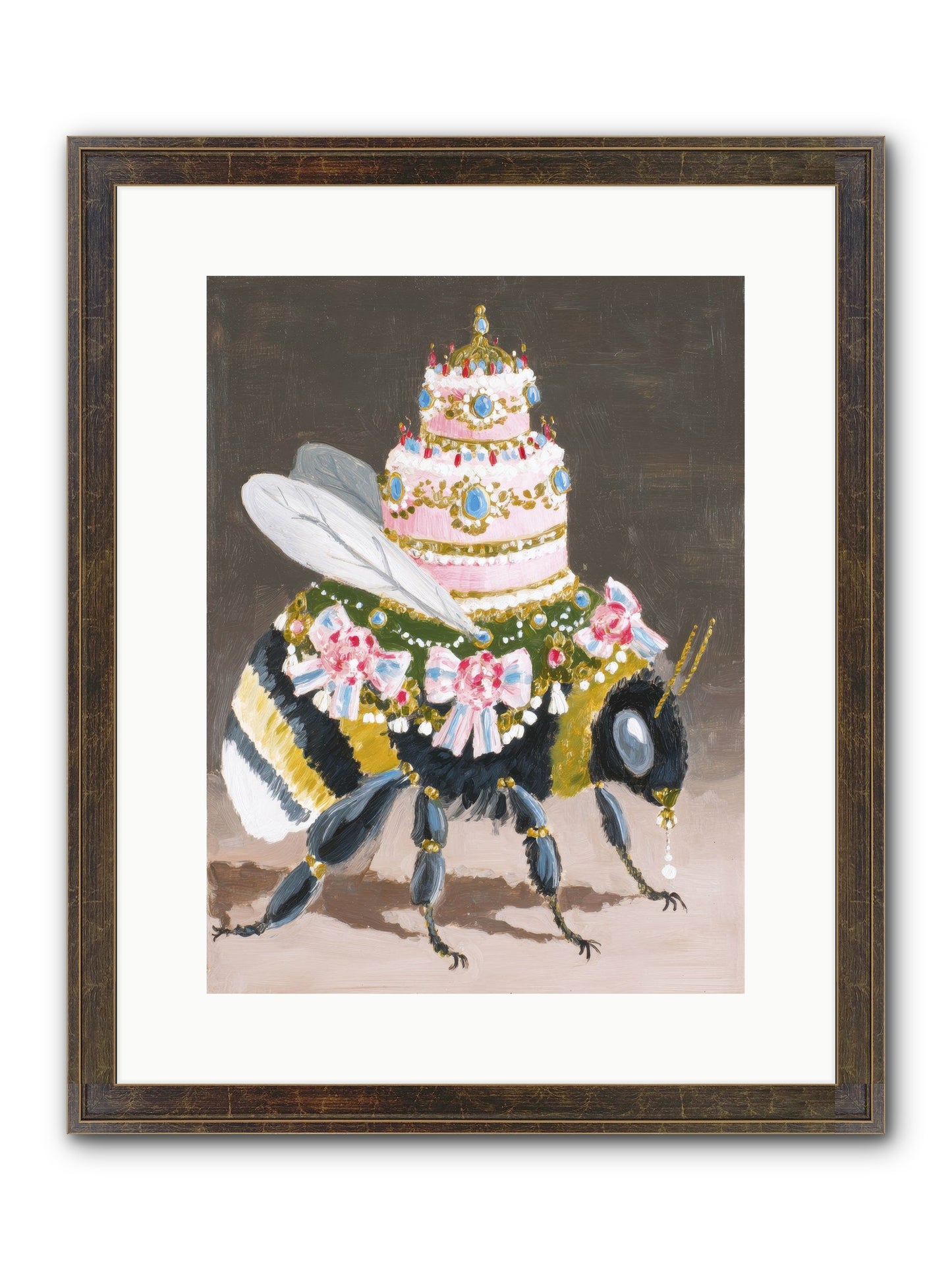 The Magnificent Hush Framed Print - Slimwoods Black/Gold 12x16