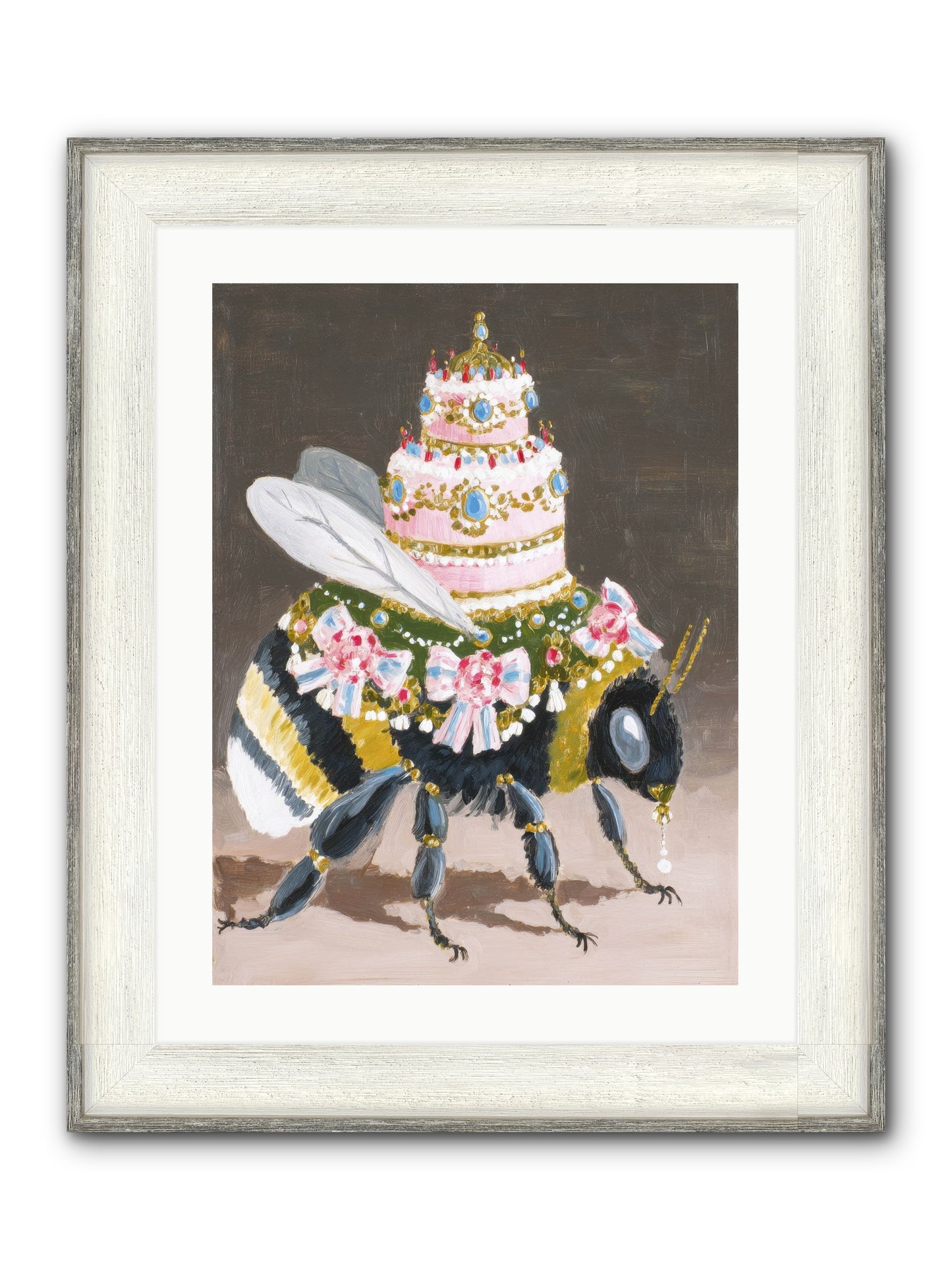 The Magnificent Hush Framed Print - Driftwood White 18x24