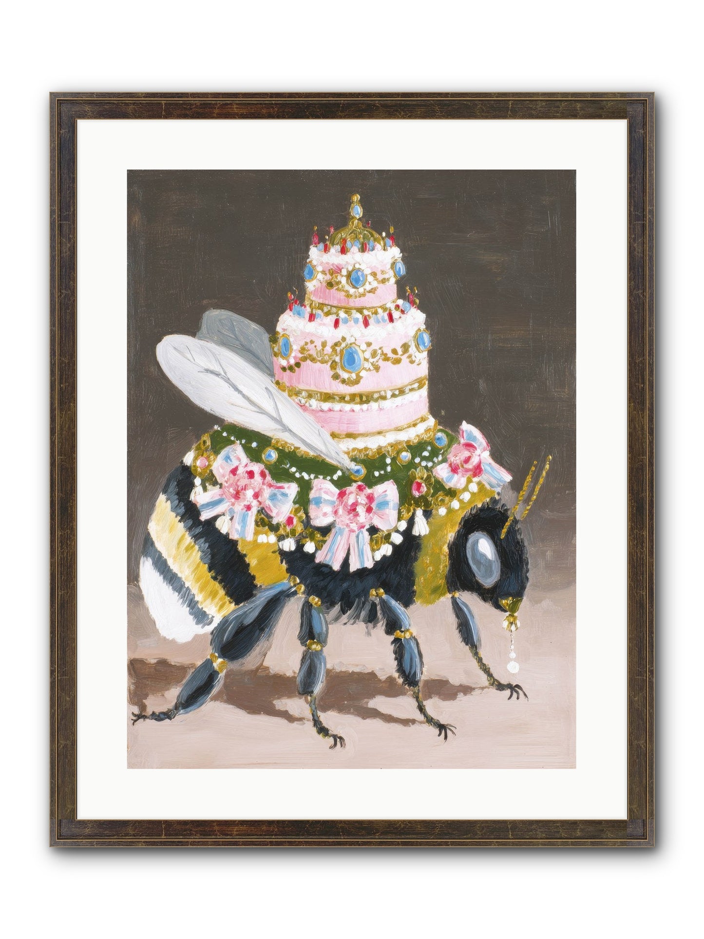 The Magnificent Hush Framed Print - Slimwoods Black/Gold 18x24