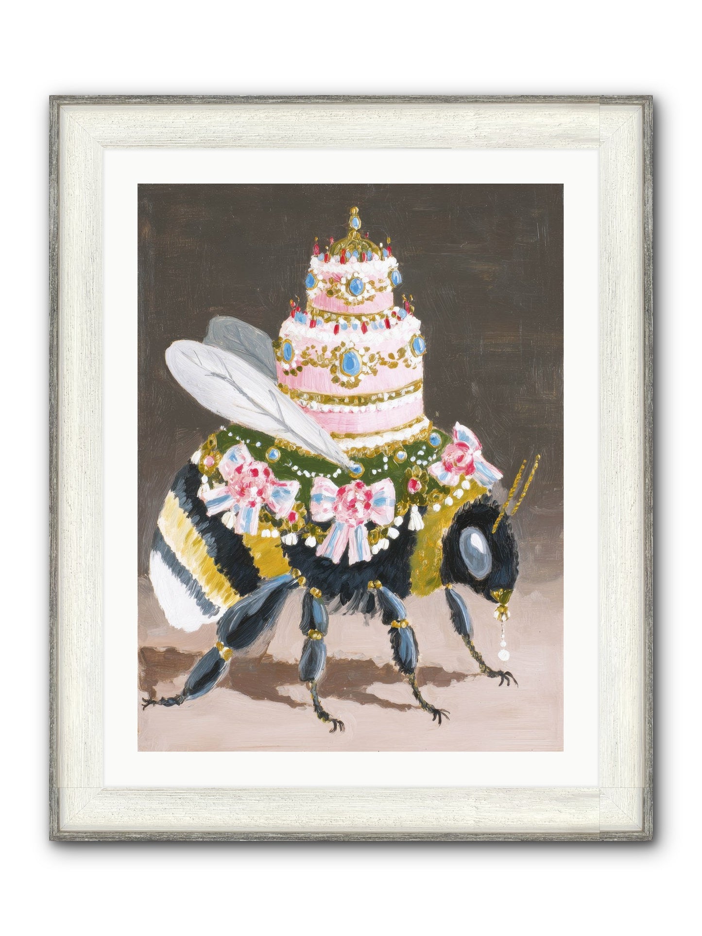 The Magnificent Hush Framed Print - Driftwood White 24x32