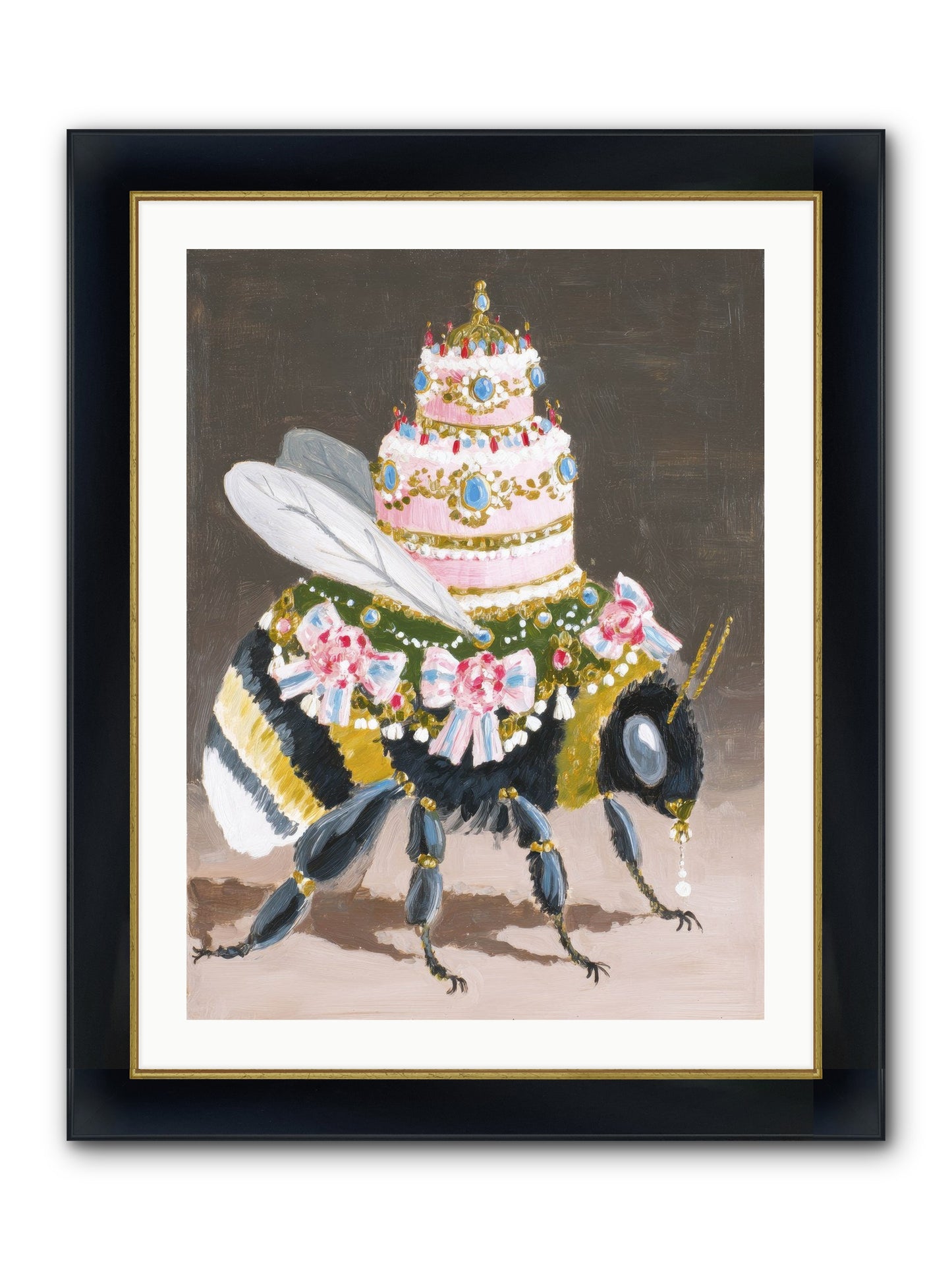 The Magnificent Hush Framed Print - Wide Black w/Gold 24x32