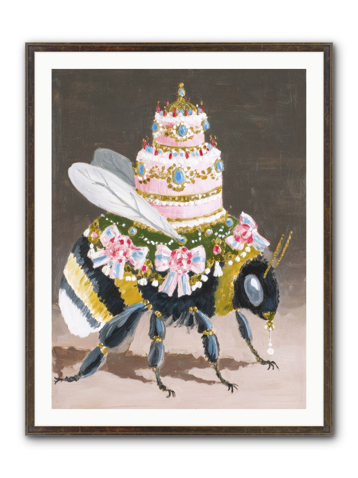 The Magnificent Hush Framed Print - Slimwoods Black/Gold 30x40