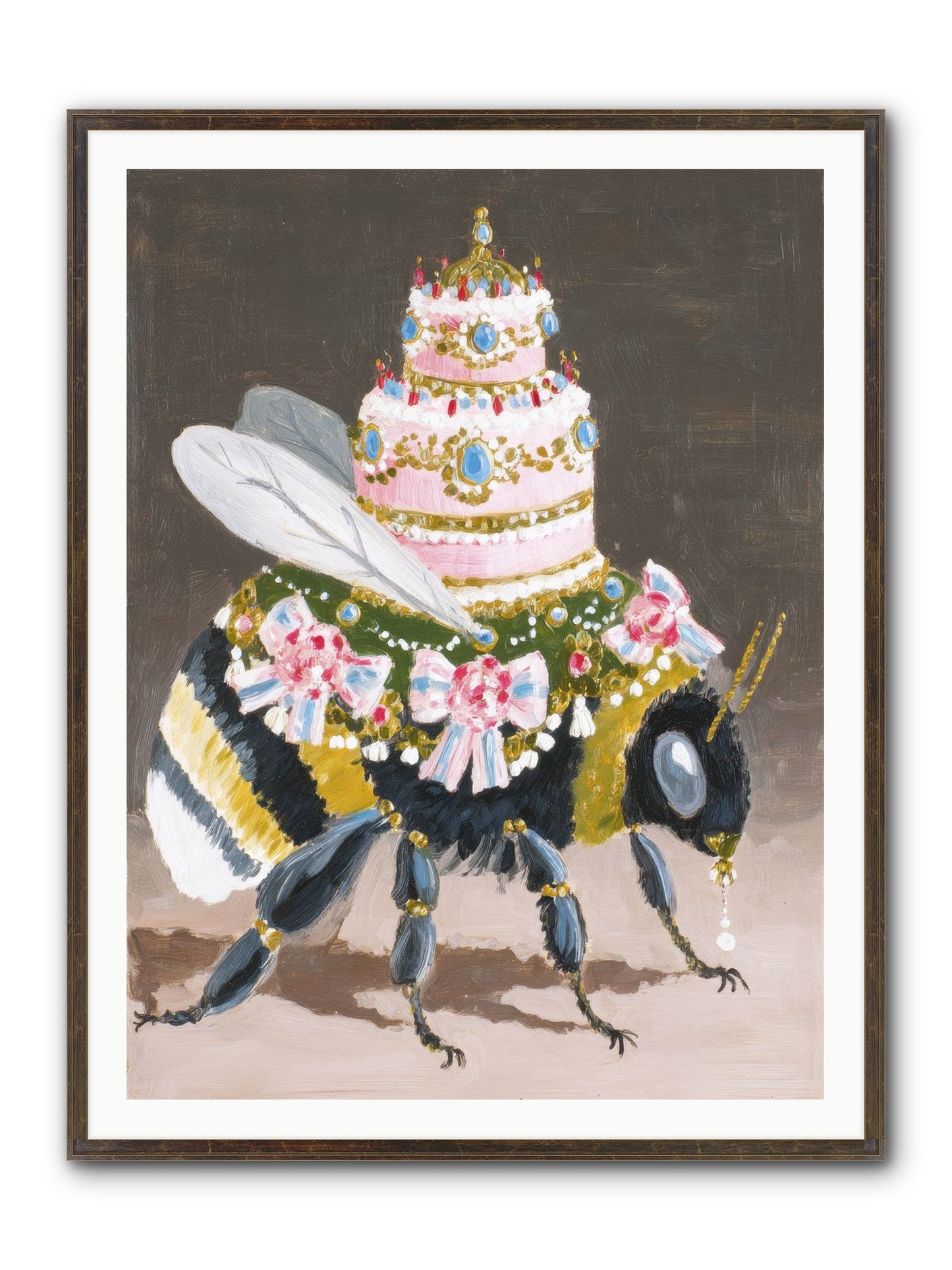 The Magnificent Hush Framed Print - Slimwoods Black/Gold 36x48