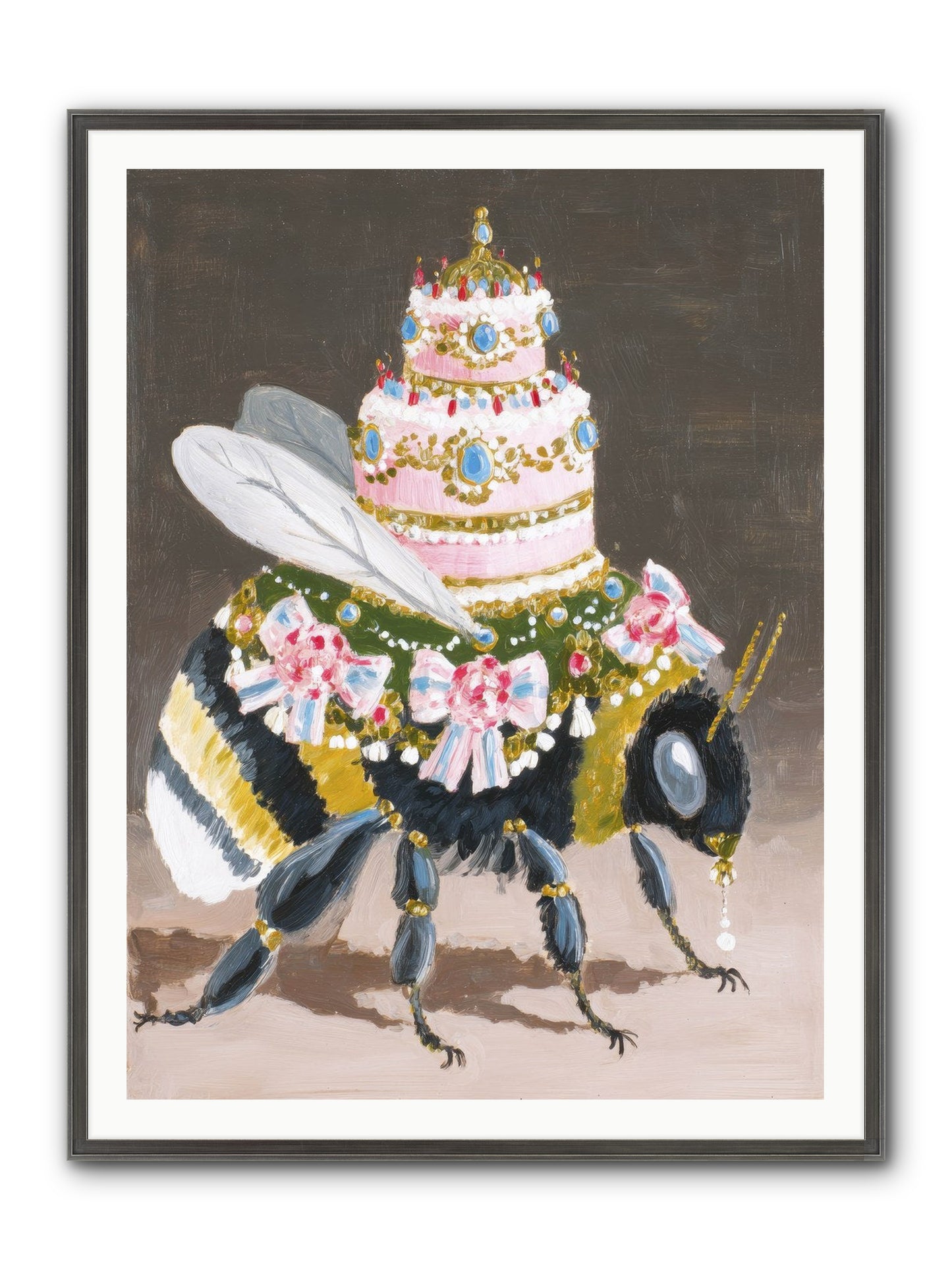 The Magnificent Hush Framed Print - Slimwoods Black/Silver 36x48