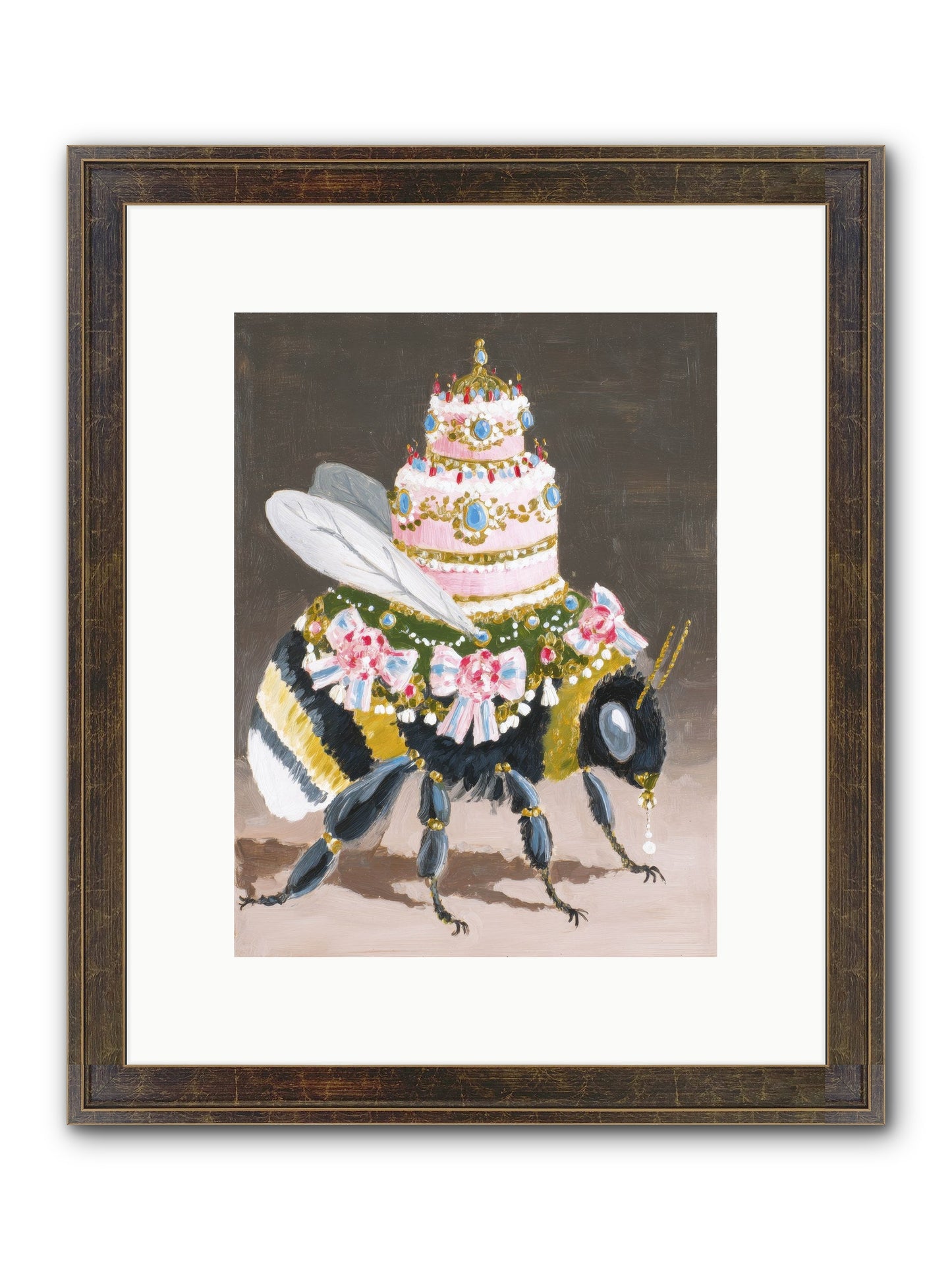 The Magnificent Hush Framed Print - Slimwoods Black/Gold 9x12