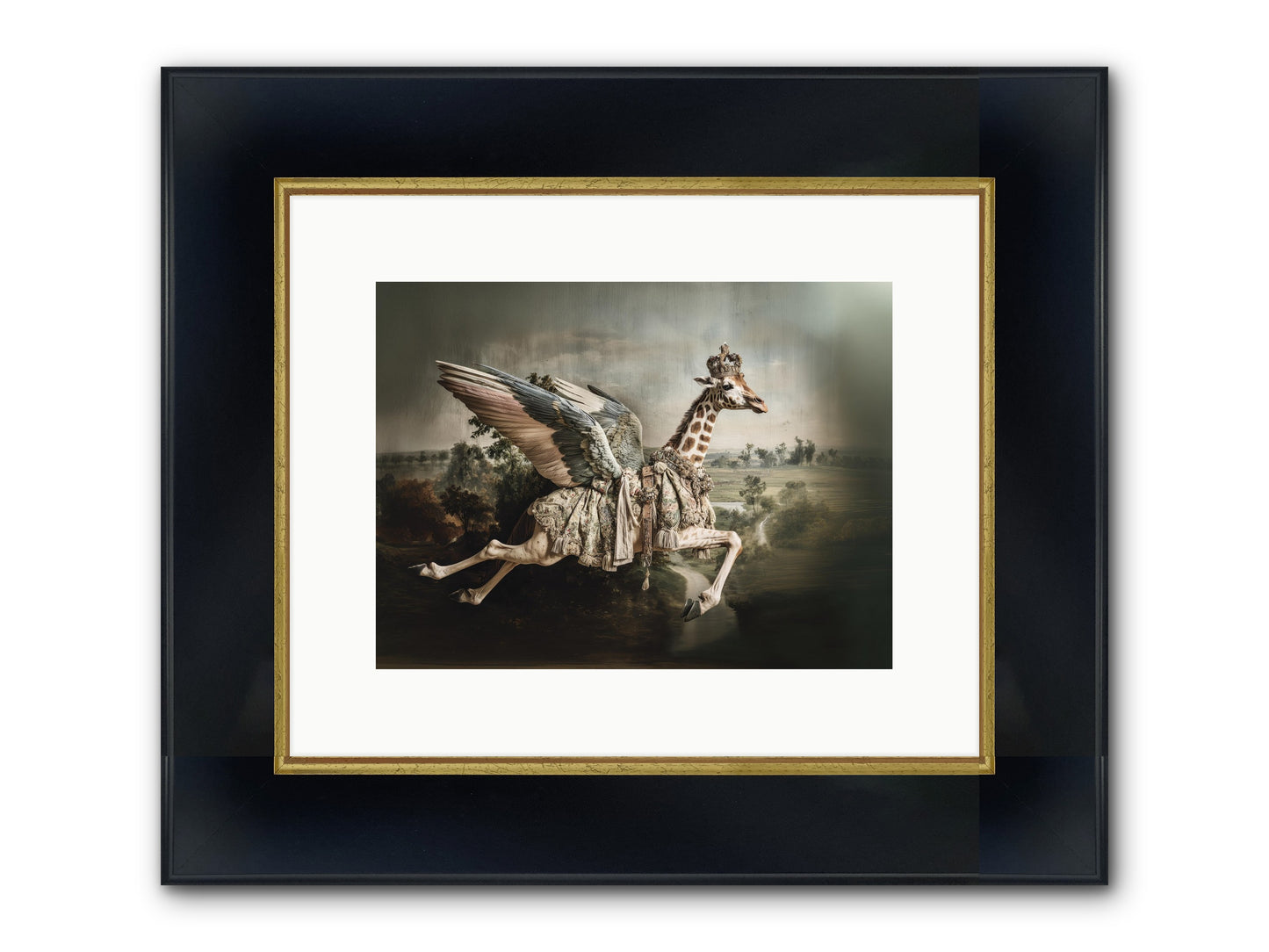 The Meadow Of Second Chances Framed Print - Wide Black w/Gold 12x9