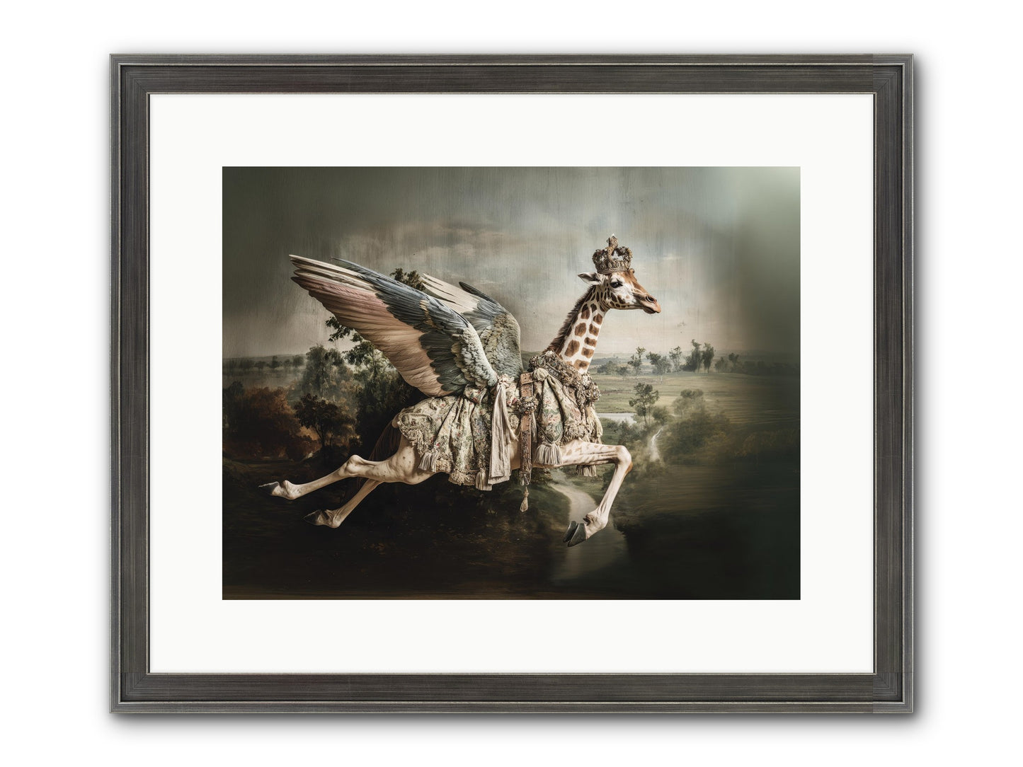 The Meadow Of Second Chances Framed Print - Slimwoods Black/Silver 16x12