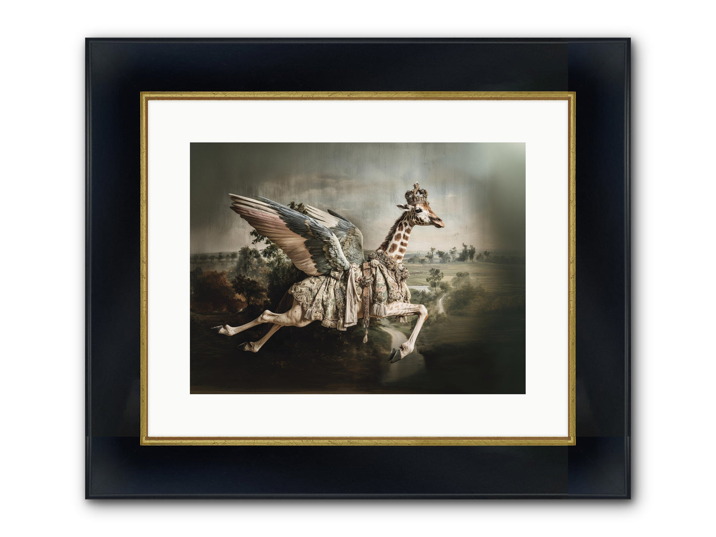 The Meadow Of Second Chances Framed Print - Wide Black w/Gold 16x12