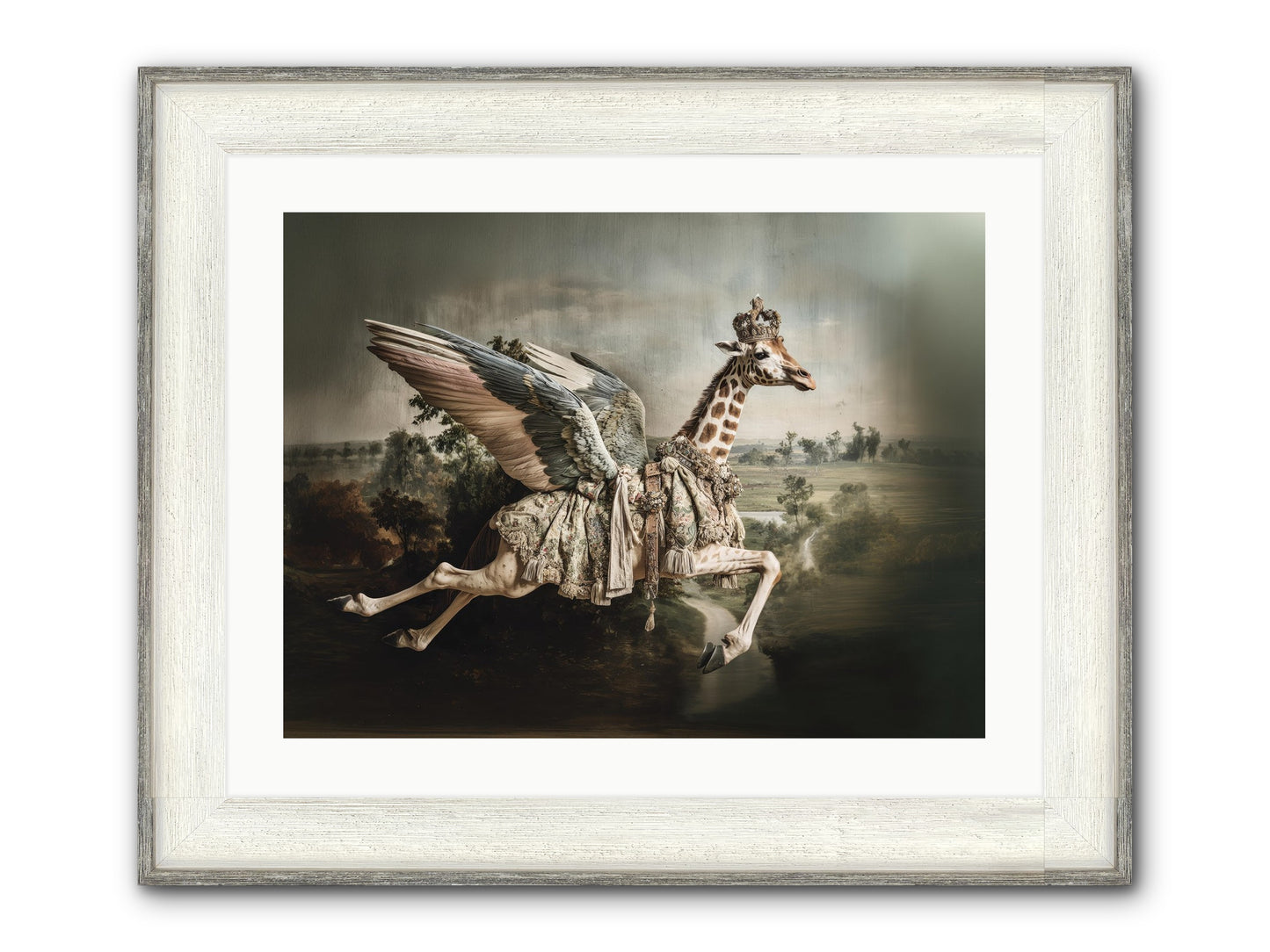 The Meadow Of Second Chances Framed Print - Driftwood White 24x18