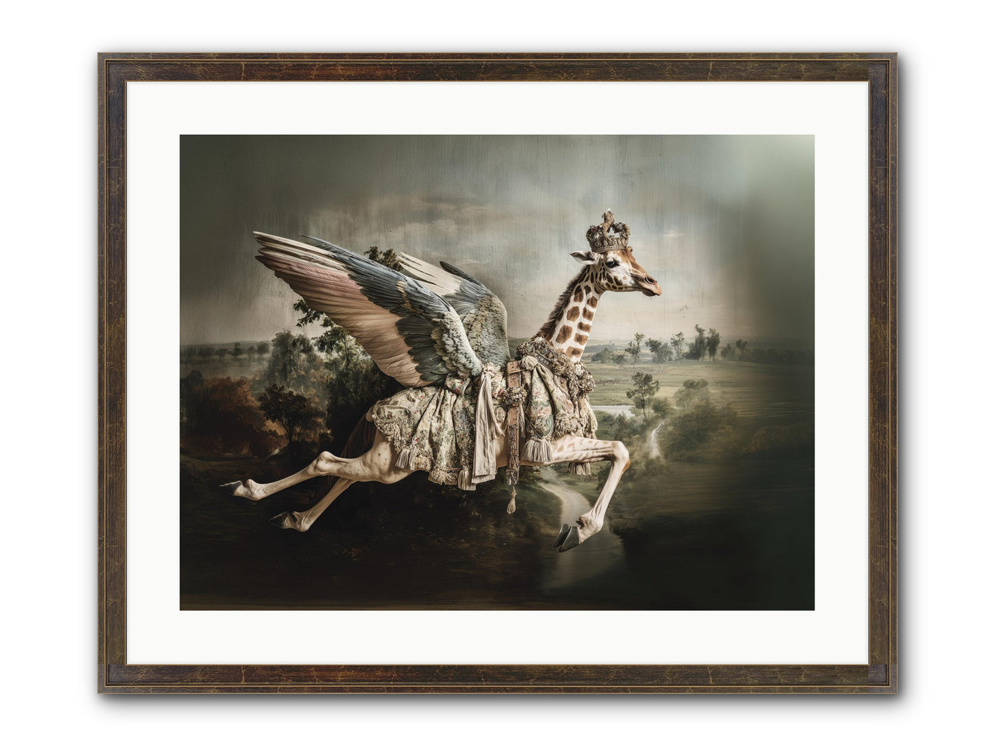 The Meadow Of Second Chances Framed Print - Slimwoods Black/Gold 24x18