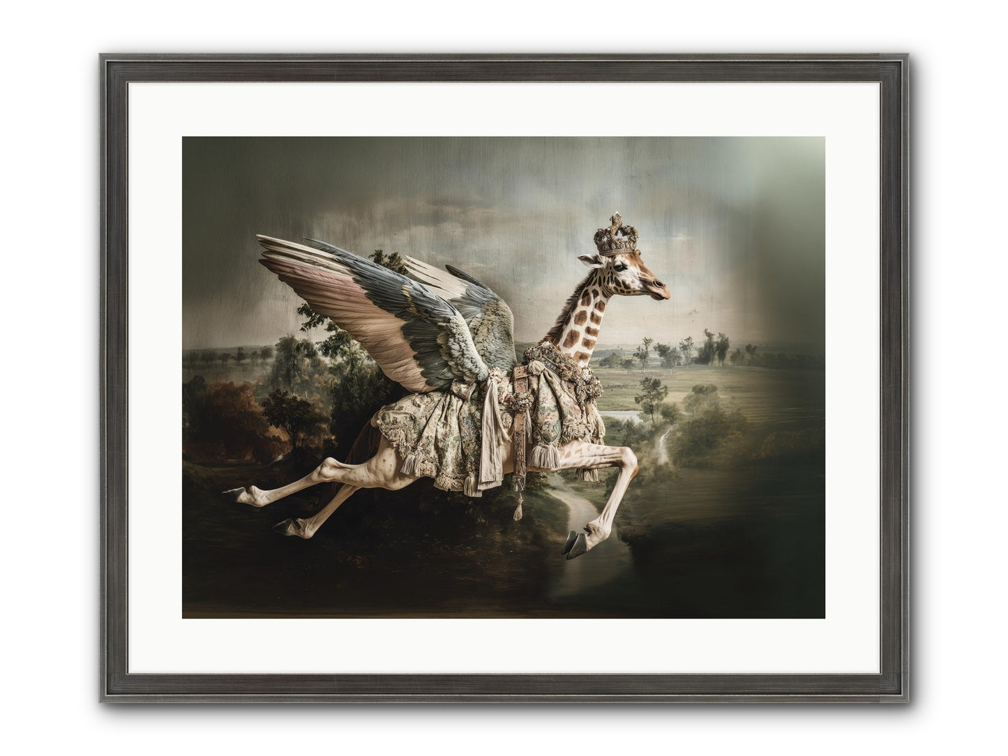 The Meadow Of Second Chances Framed Print - Slimwoods Black/Silver 24x18