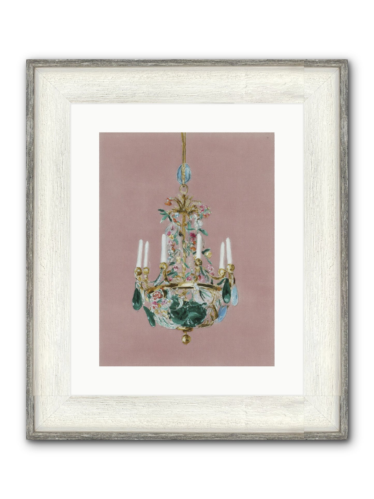 The Minnow Parlour Framed Print - Driftwood White 12x16