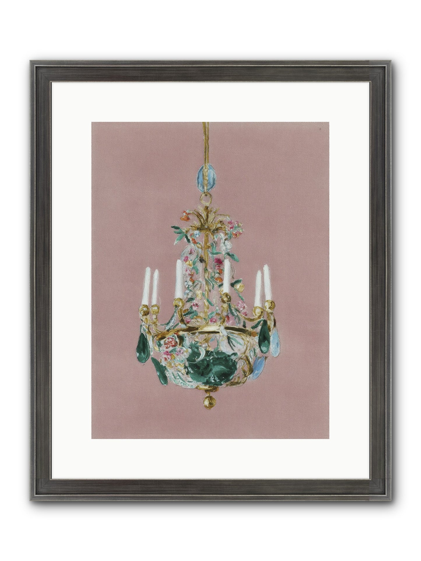 The Minnow Parlour Framed Print - Slimwoods Black/Silver 12x16