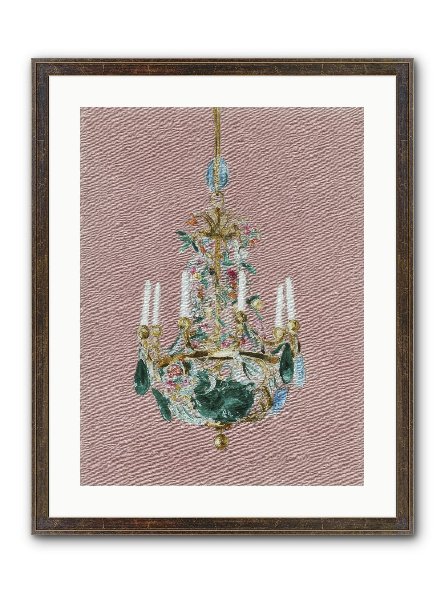 The Minnow Parlour Framed Print - Slimwoods Black/Gold 18x24