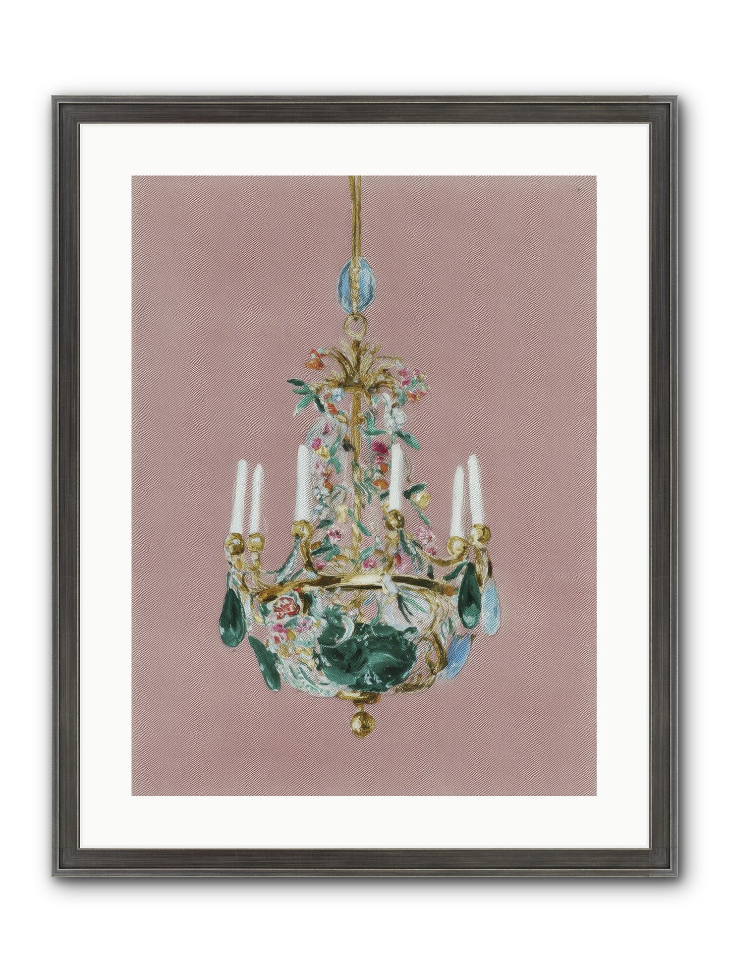 The Minnow Parlour Framed Print - Slimwoods Black/Silver 18x24