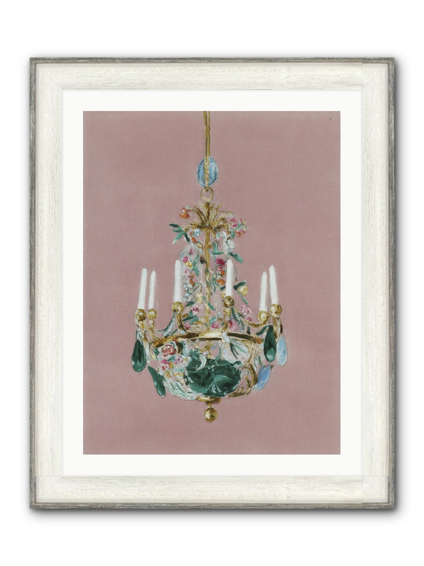 The Minnow Parlour Framed Print - Driftwood White 24x32