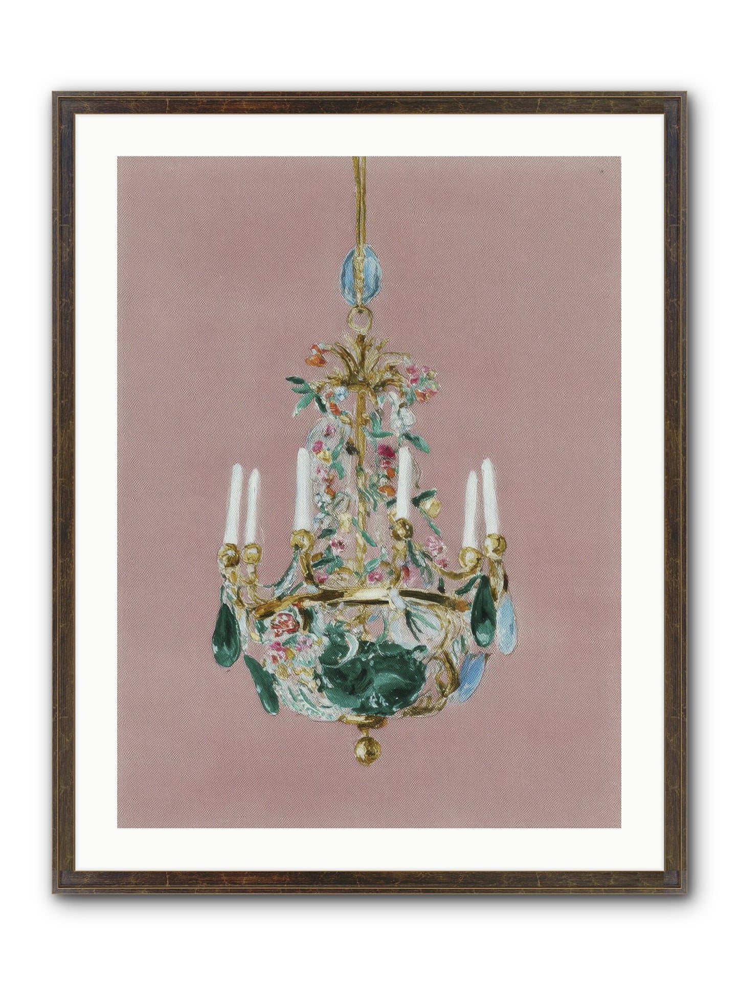 The Minnow Parlour Framed Print - Slimwoods Black/Gold 24x32