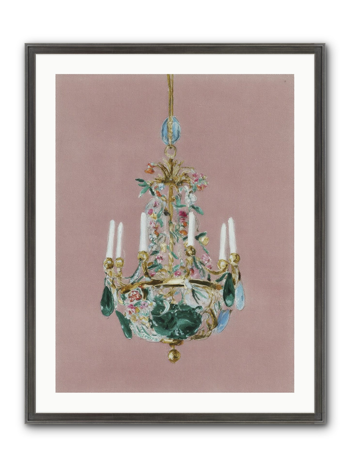 The Minnow Parlour Framed Print - Slimwoods Black/Silver 24x32