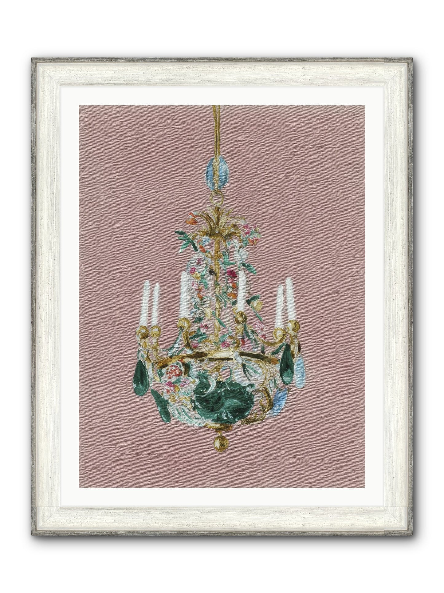 The Minnow Parlour Framed Print - Driftwood White 30x40