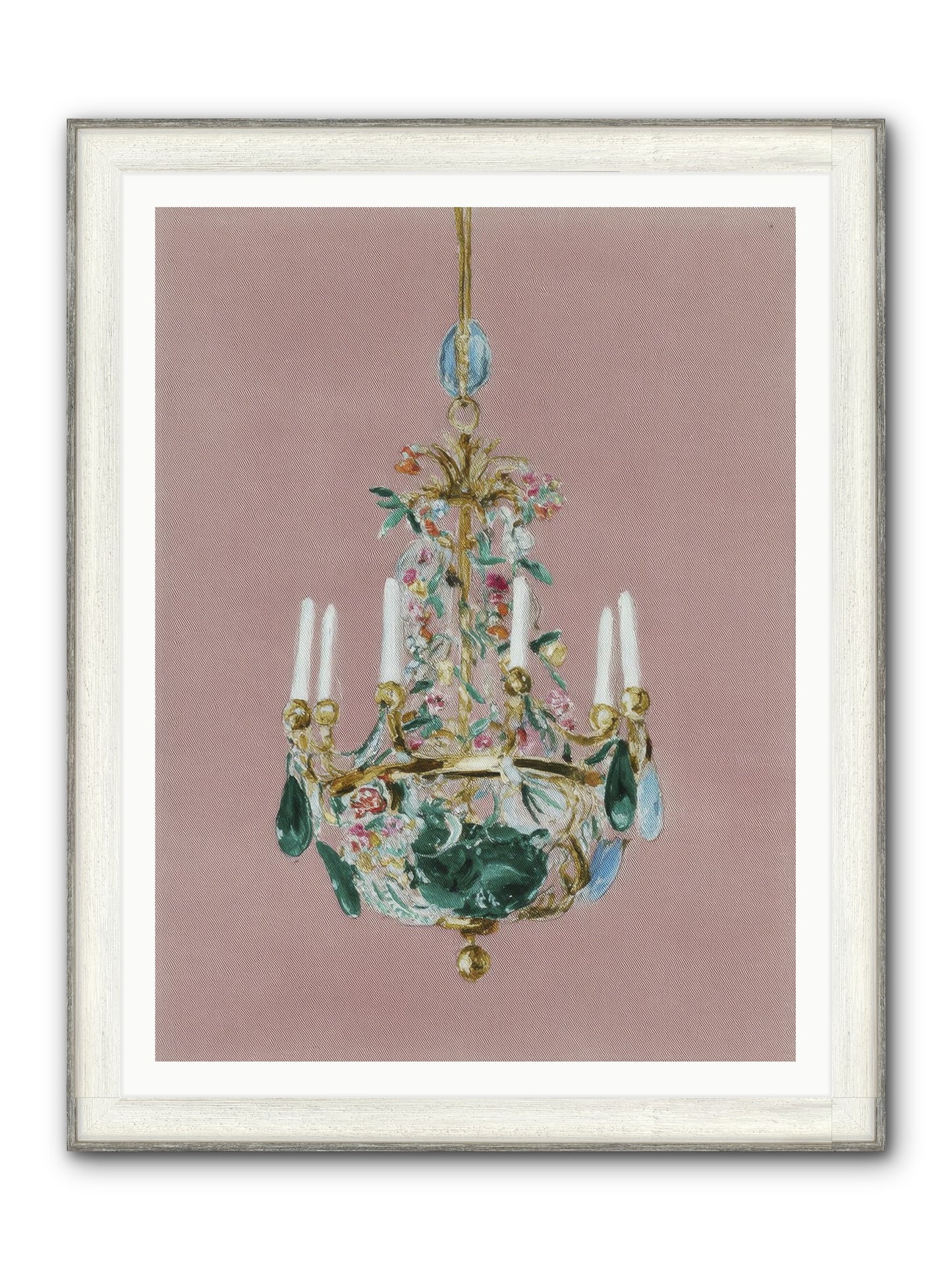 The Minnow Parlour Framed Print - Driftwood White 36x48