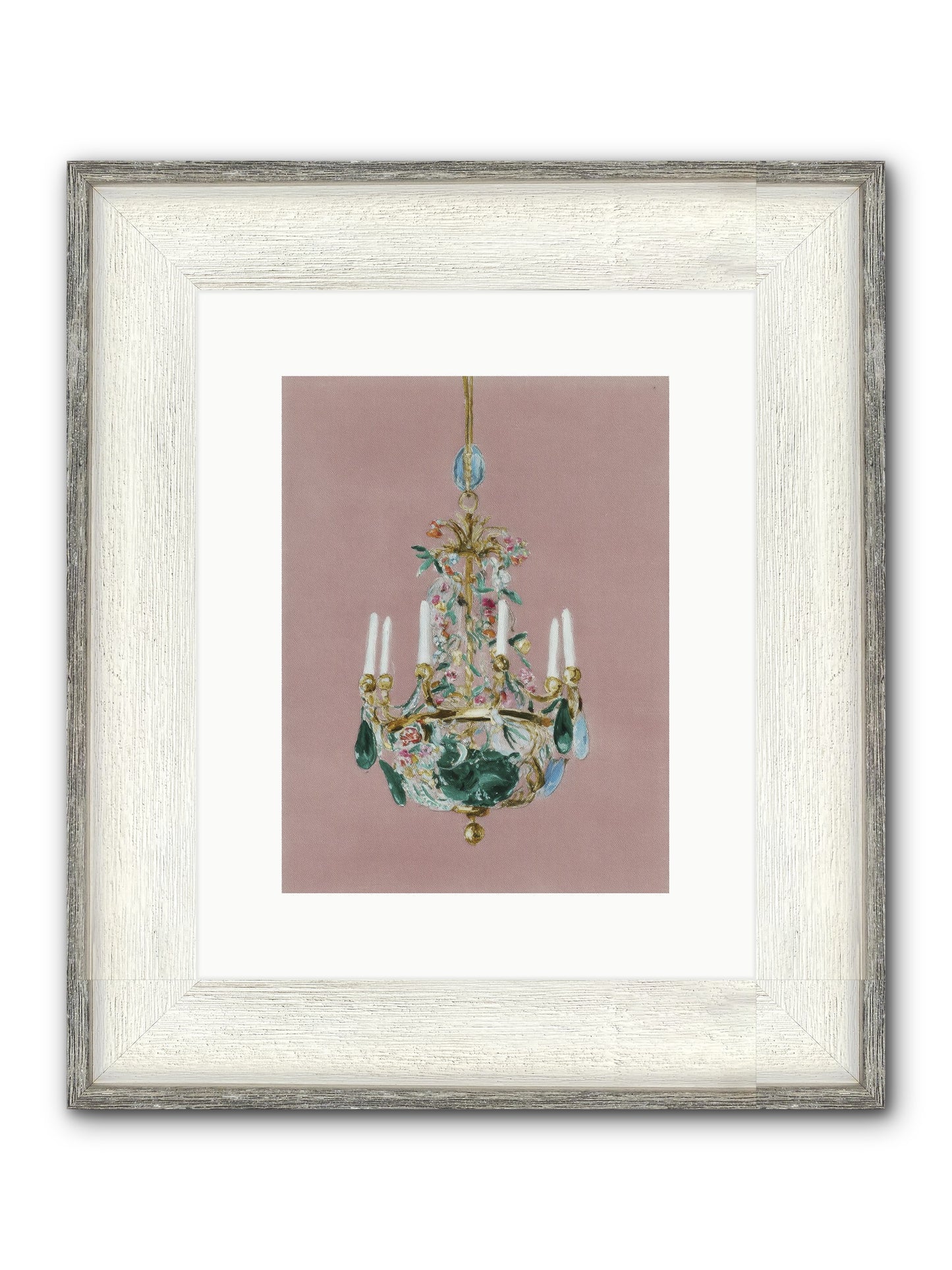 The Minnow Parlour Framed Print - Driftwood White 9x12