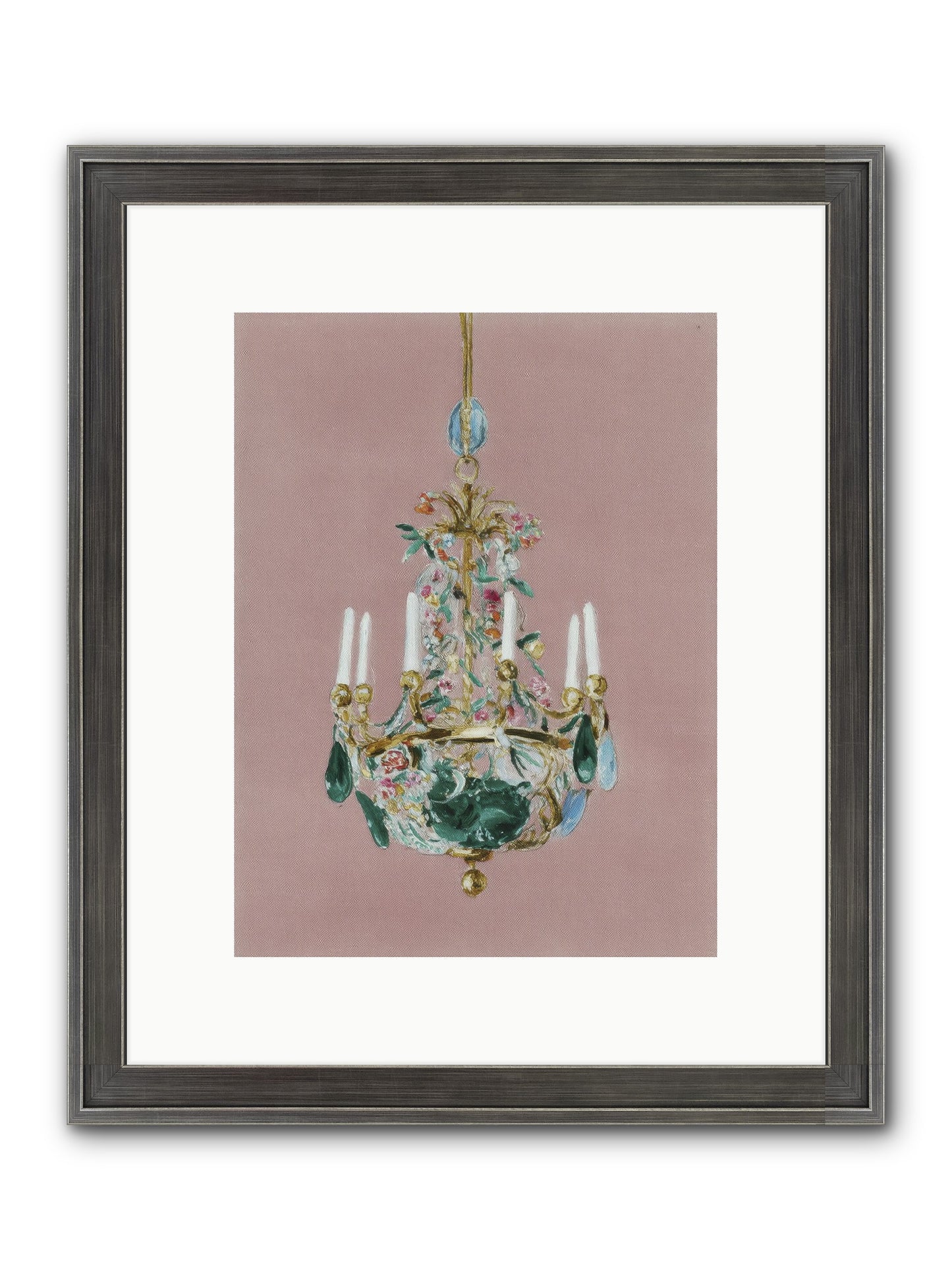 The Minnow Parlour Framed Print - Slimwoods Black/Silver 9x12
