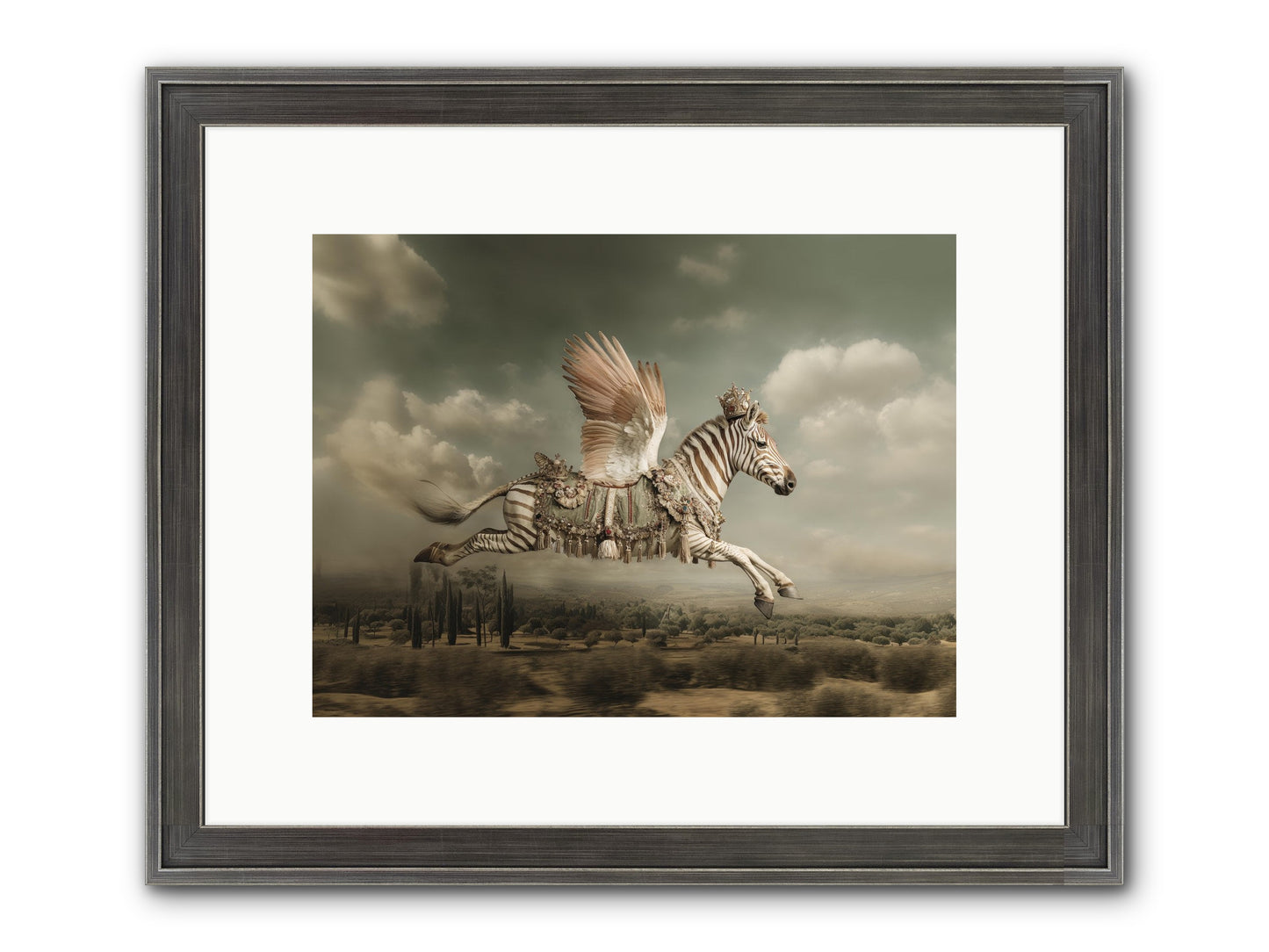 The Moonkeeper’s House No.1 Framed Print - Slimwoods Black/Silver 12x9