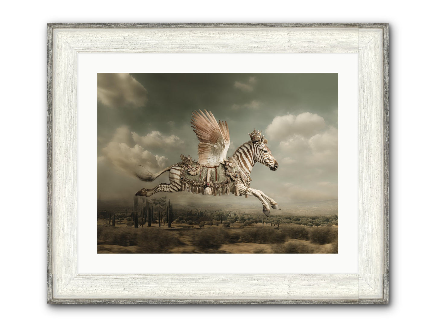 The Moonkeeper’s House No.1 Framed Print - Driftwood White 24x18