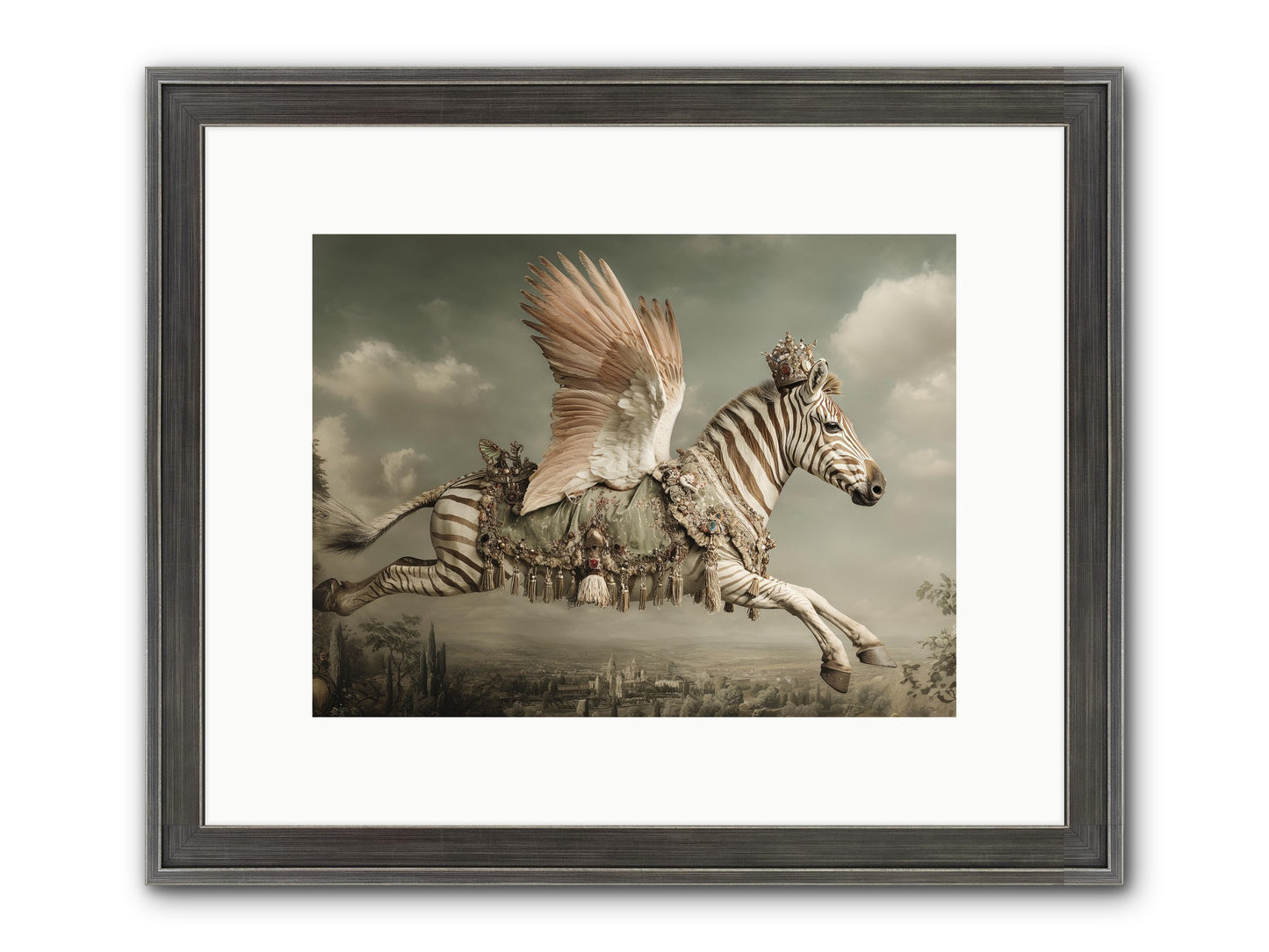 The Moonkeeper’s House No.2 Framed Print - Slimwoods Black/Silver 12x9