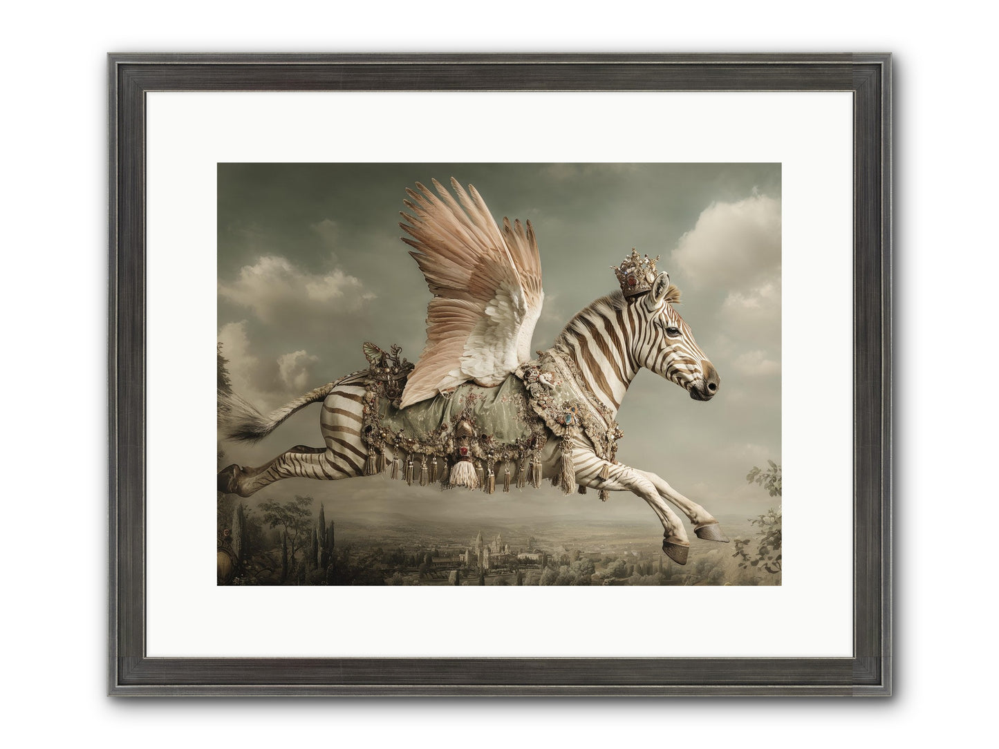 The Moonkeeper’s House No.2 Framed Print - Slimwoods Black/Silver 16x12