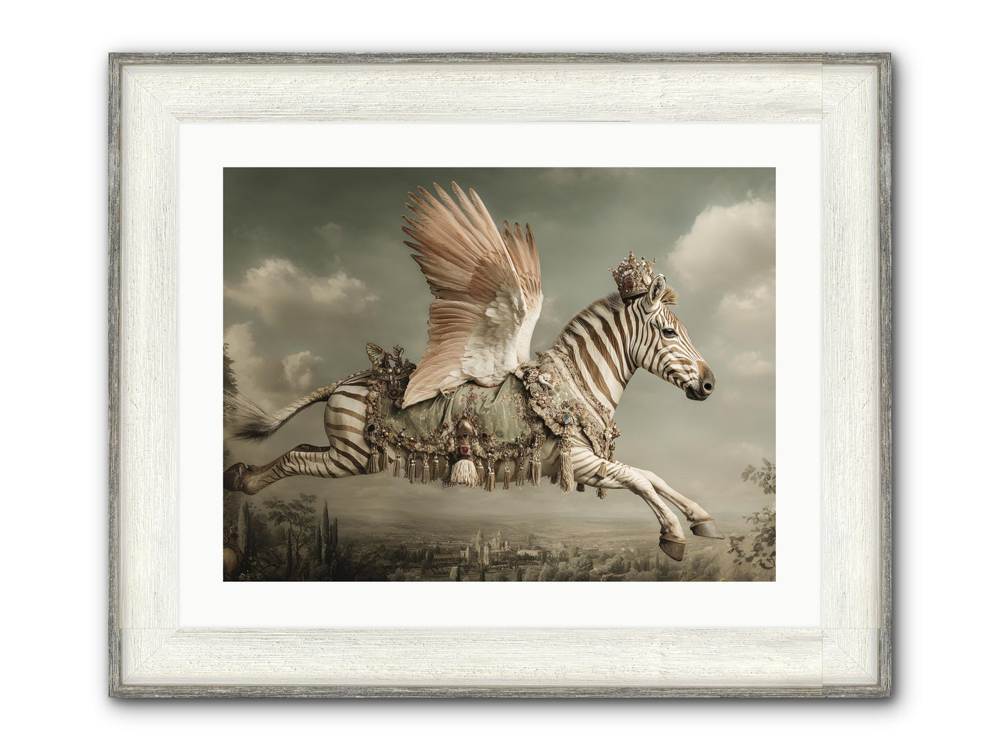The Moonkeeper’s House No.2 Framed Print - Driftwood White 24x18