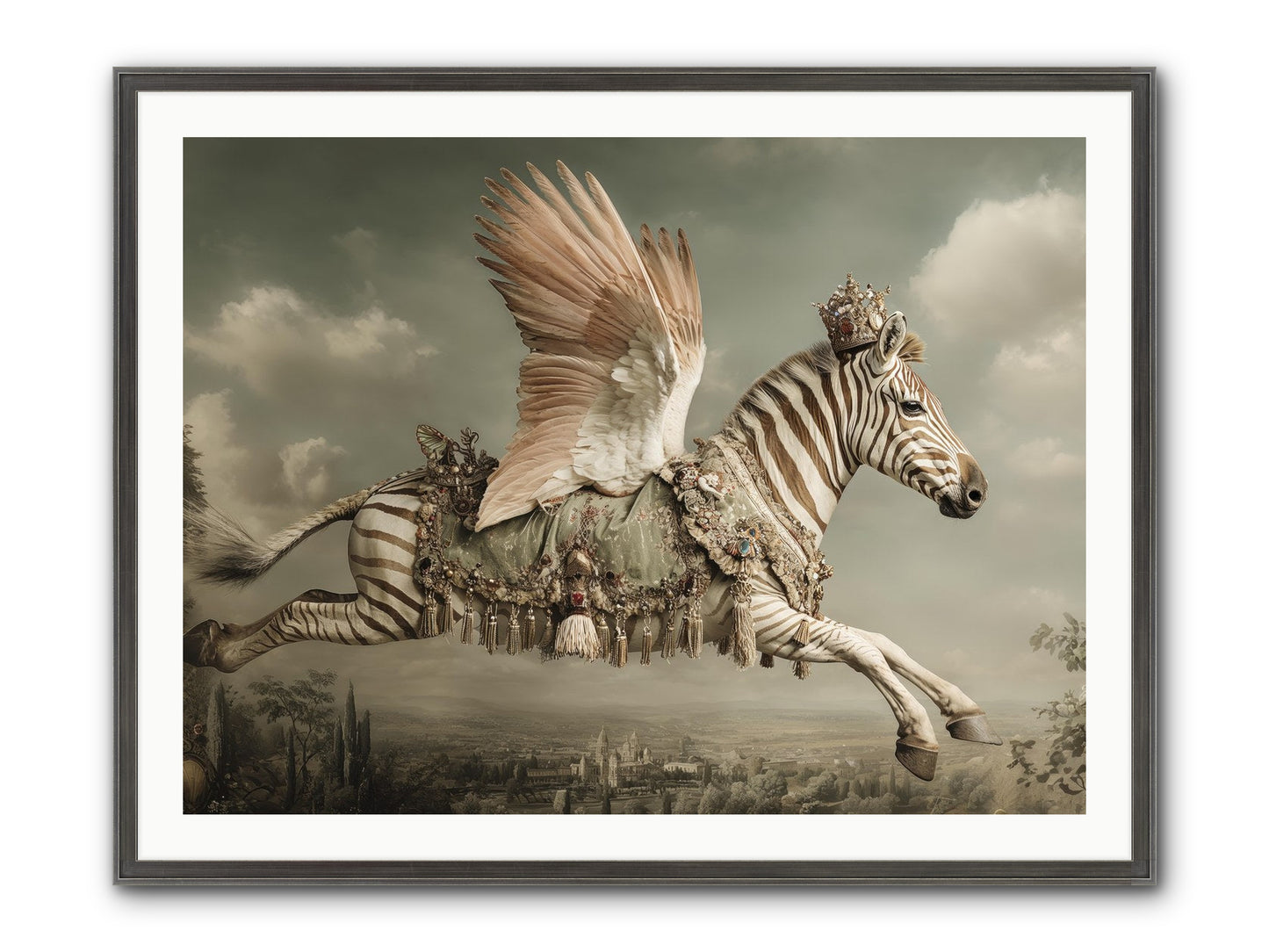 The Moonkeeper’s House No.2 Framed Print - Slimwoods Black/Silver 40x30