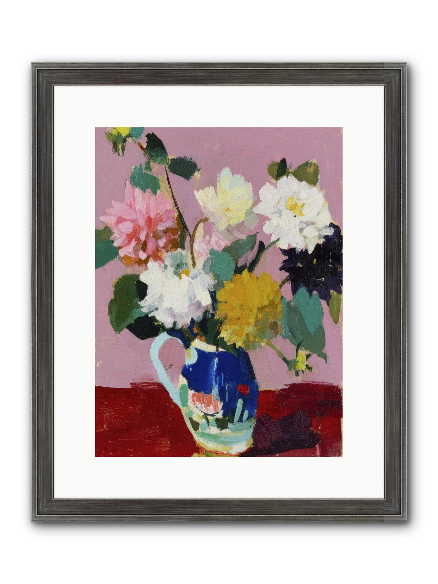 The Morning Ritual Framed Print - Slimwoods Black/Silver 12x16