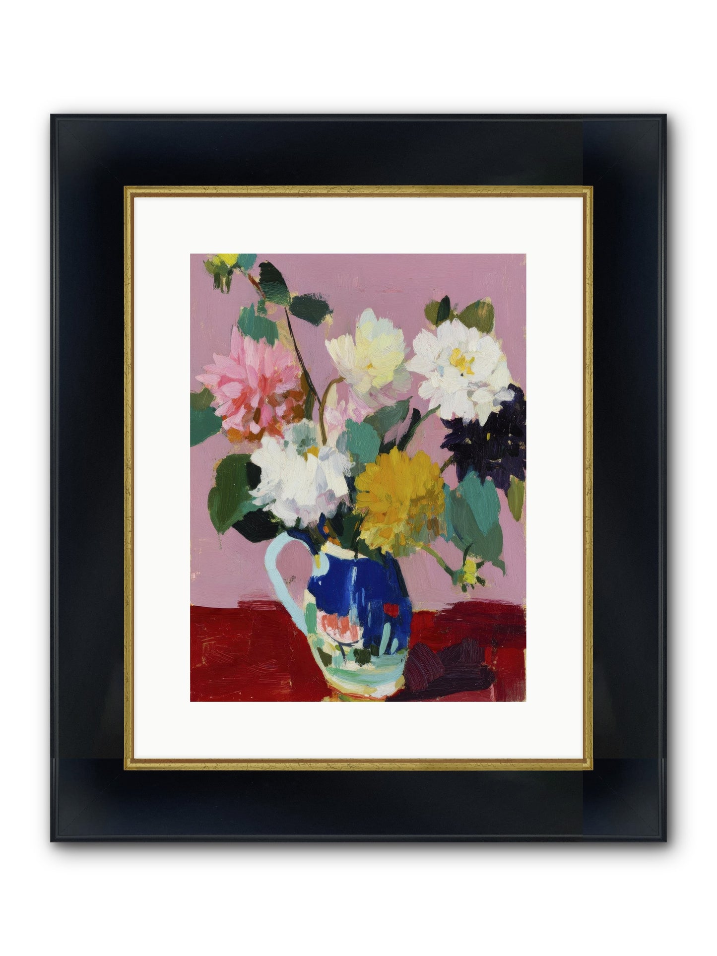 The Morning Ritual Framed Print - Wide Black w/Gold 12x16