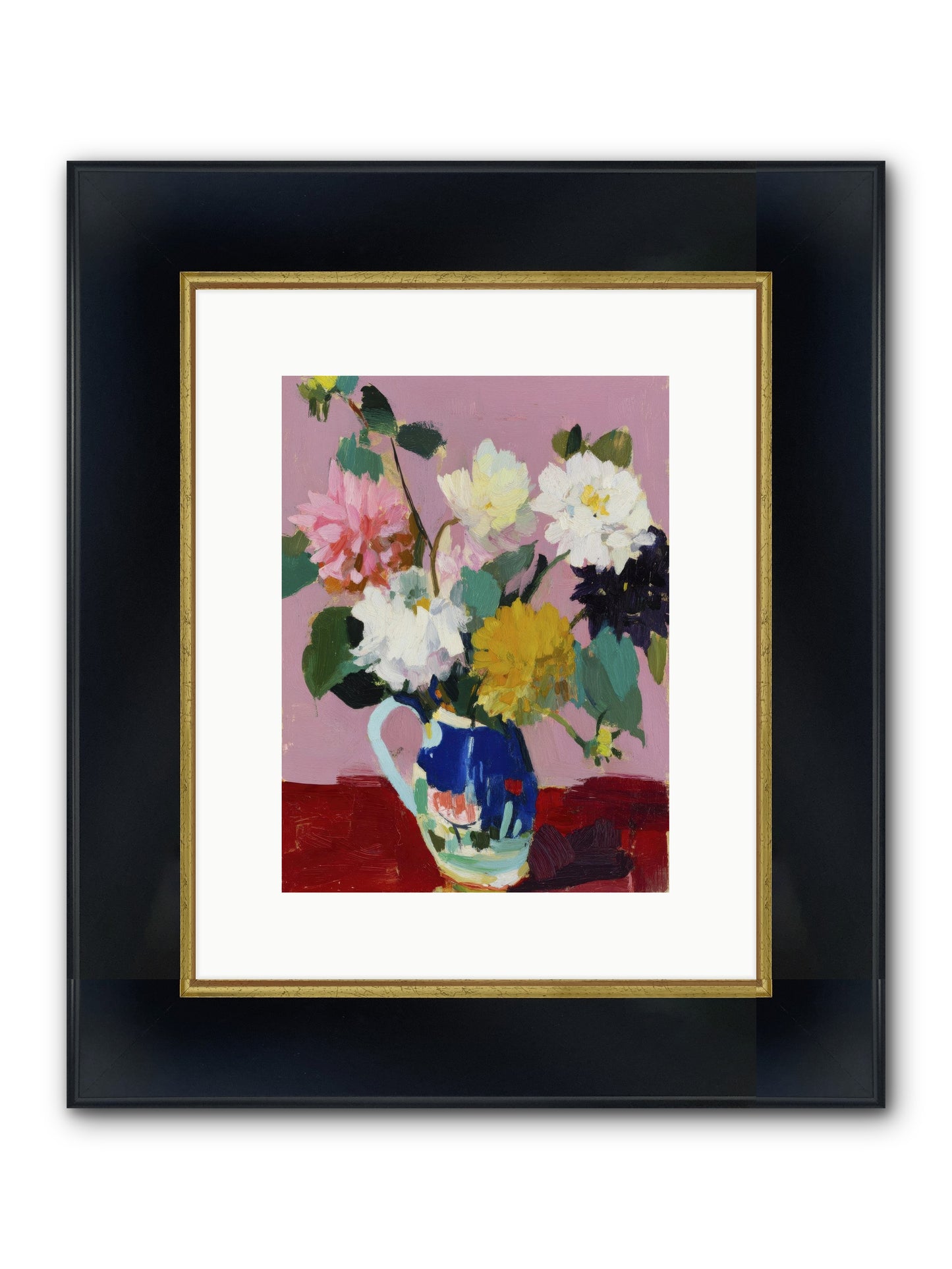 The Morning Ritual Framed Print - Wide Black w/Gold 9x12
